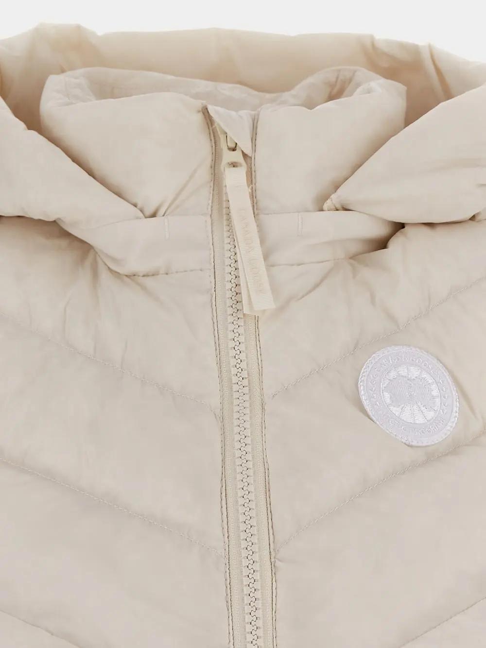 Canada Goose Clair Zip In Bianco