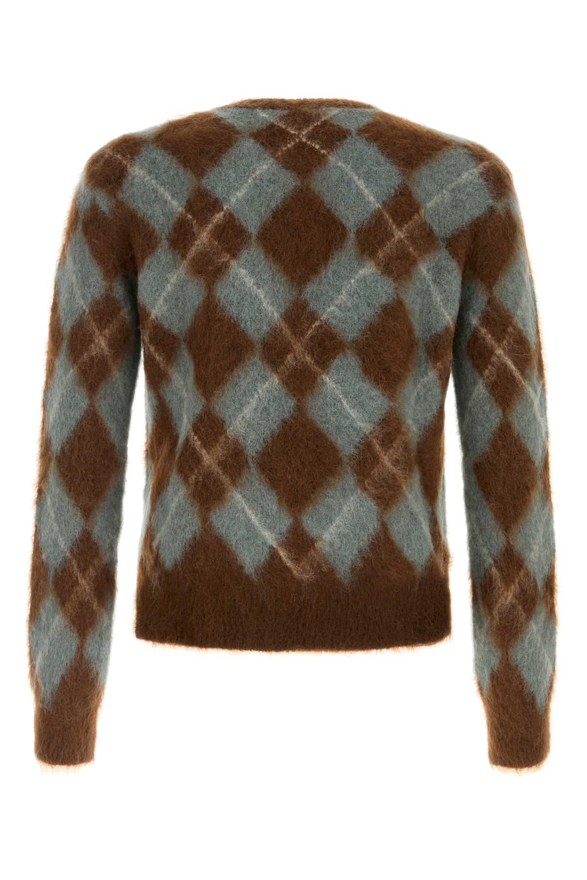 Shop Ami Alexandre Mattiussi Embroidered Alpaca And Mohair Blend Sweater In Fawnantiqueclay