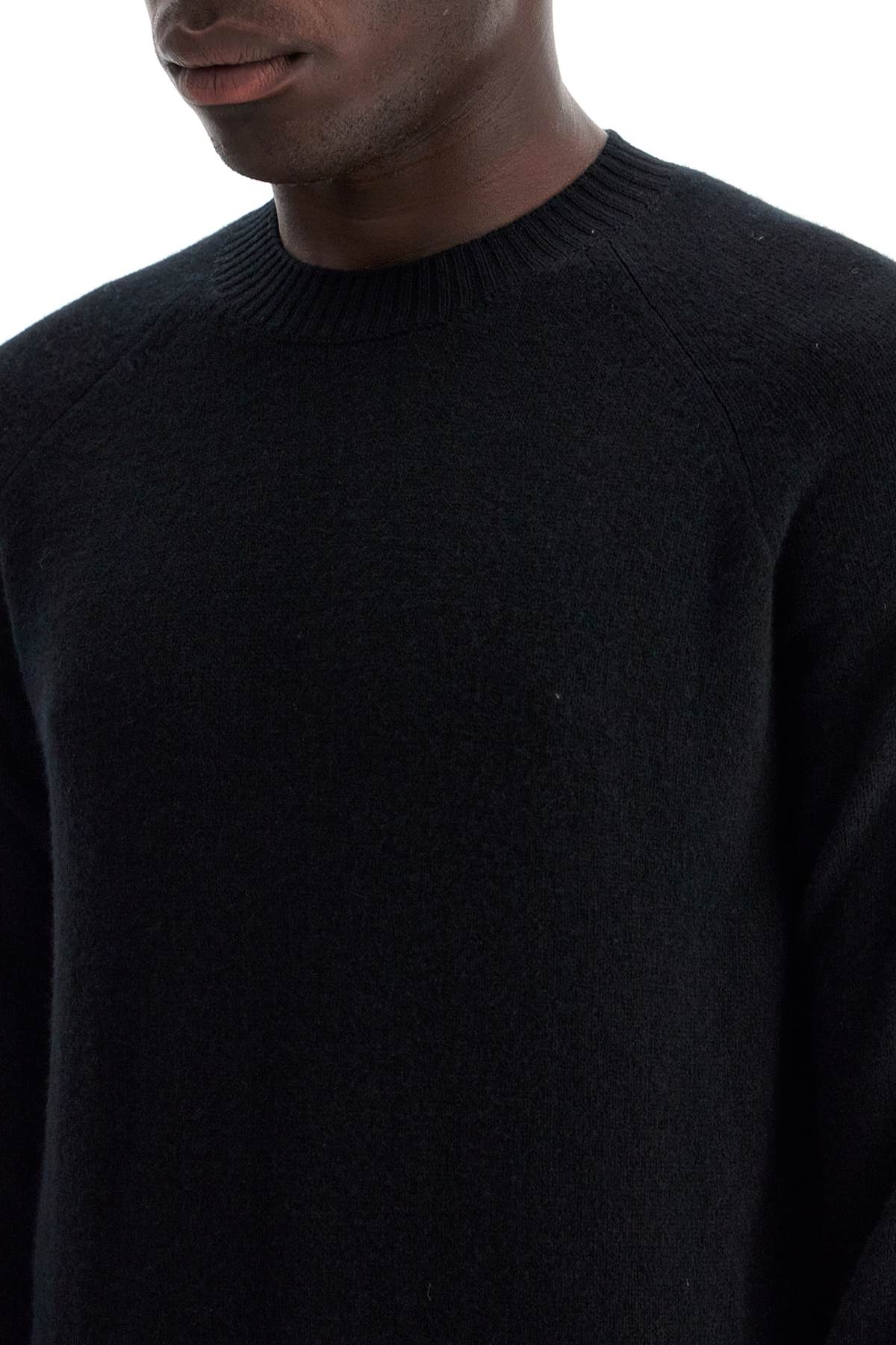 Shop Tom Ford Crewneck Wool And Cashmere Pul In Black (black)