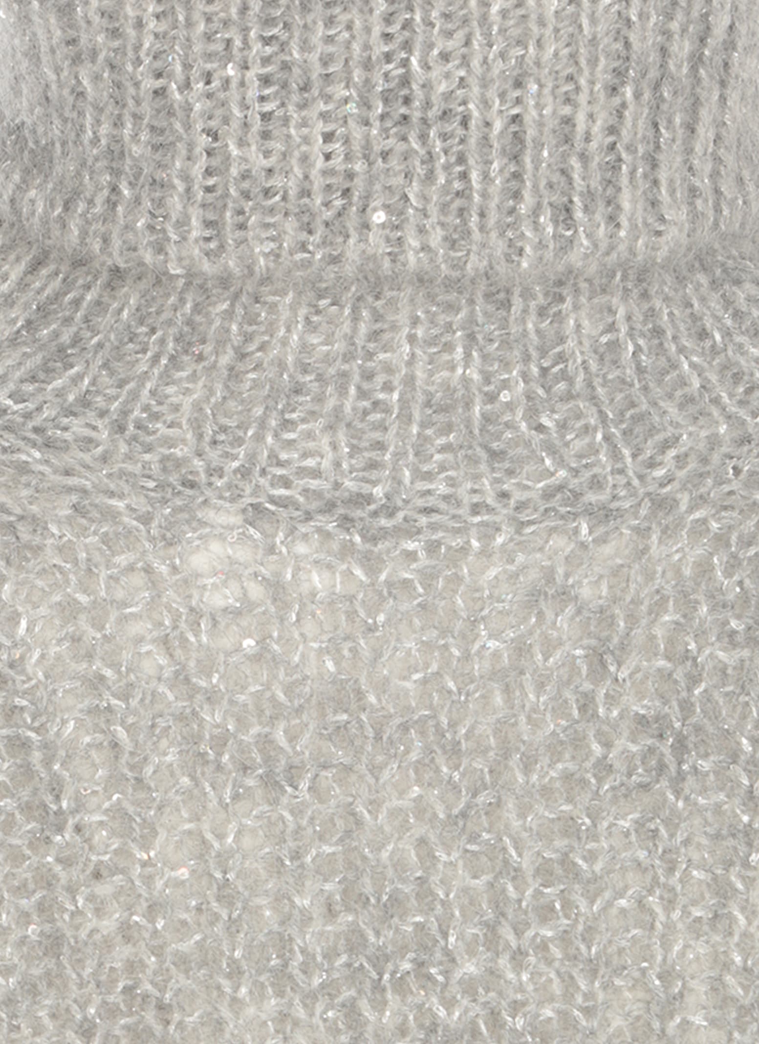 Shop Herno Alpaca Blend Sweater In Grey