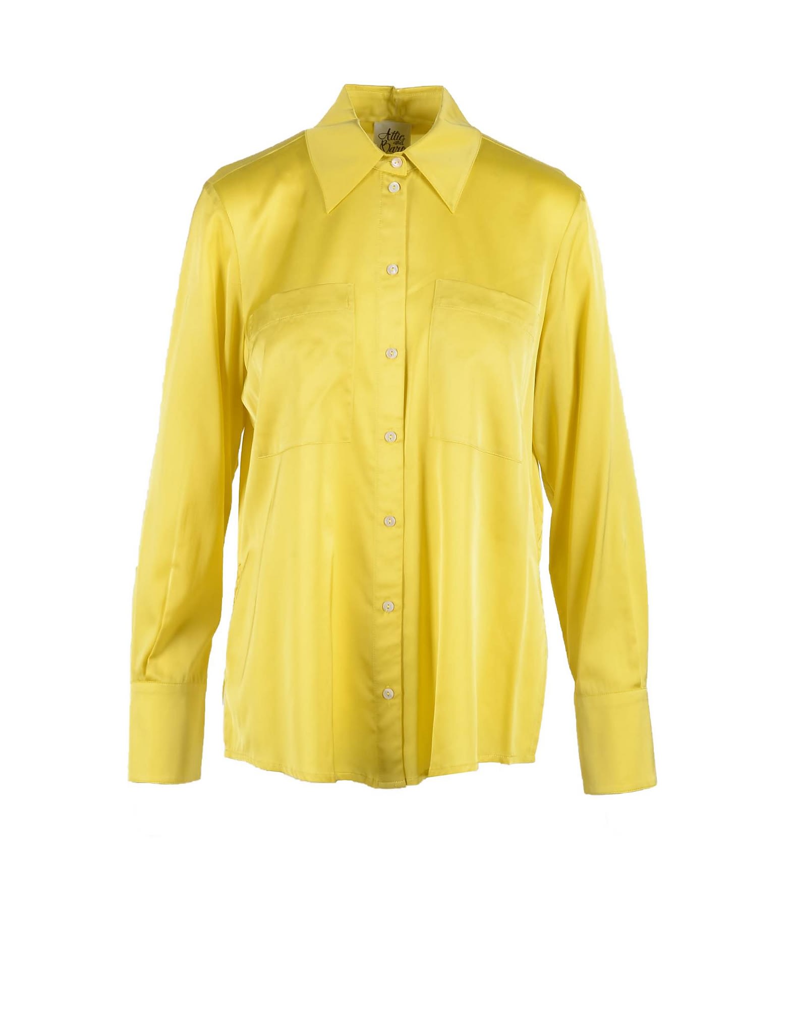 Attic and Barn Womens Yellow Shirt