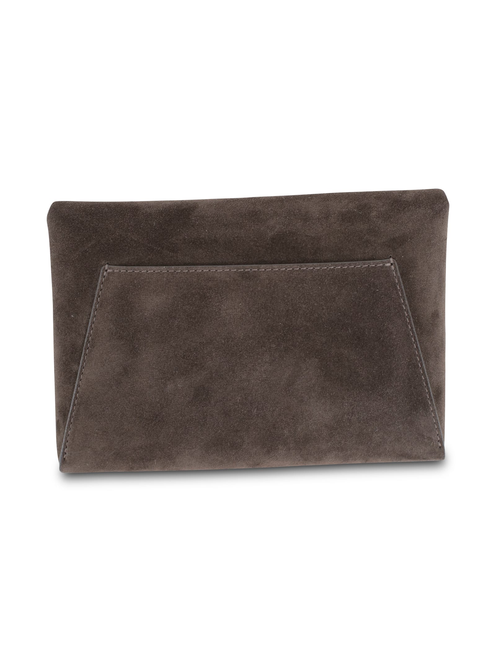 Brunello Cucinelli Bc Duo Clutch In Brown