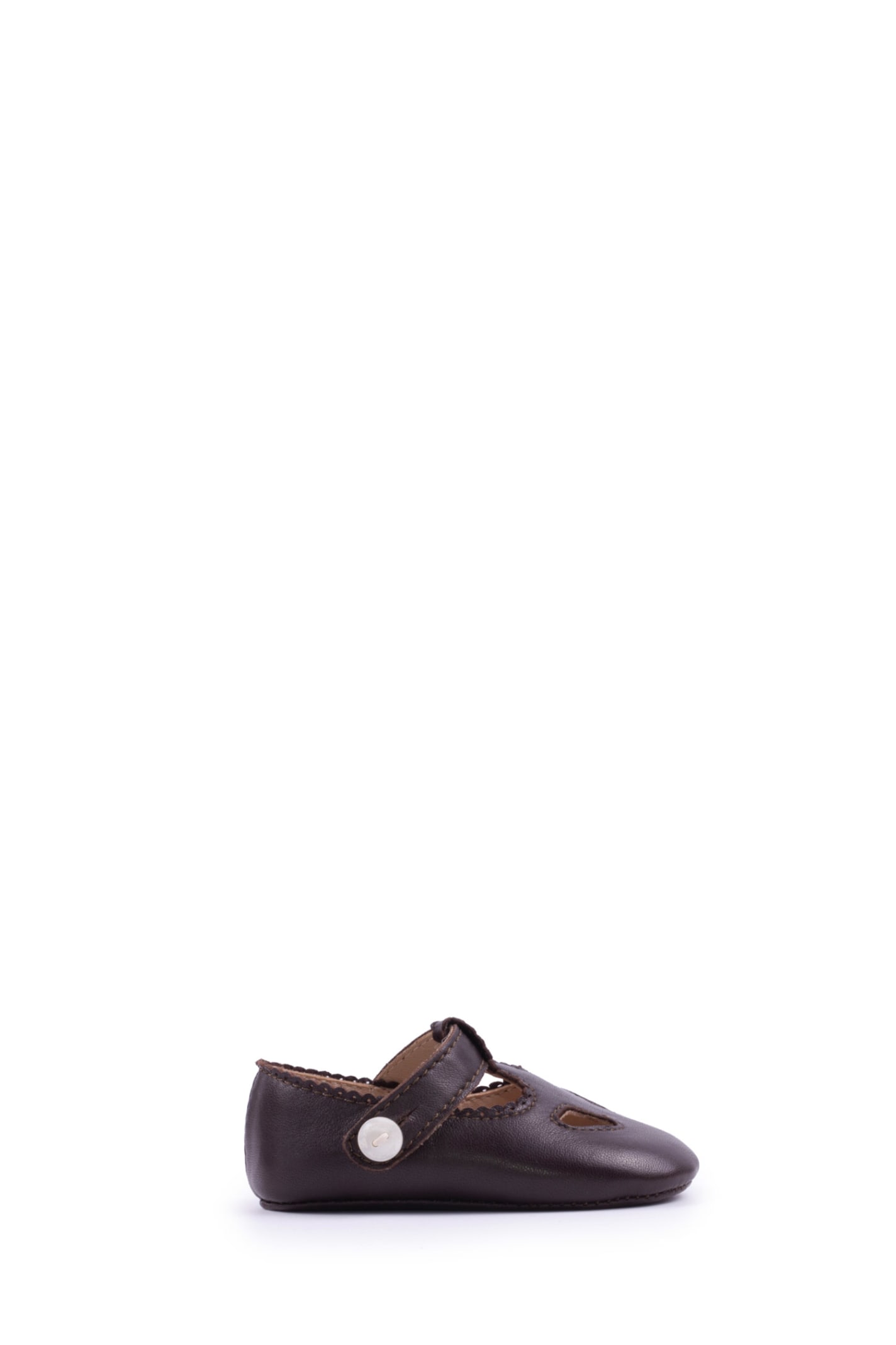 La Stupenderia Kids' Leather Shoes In Brown