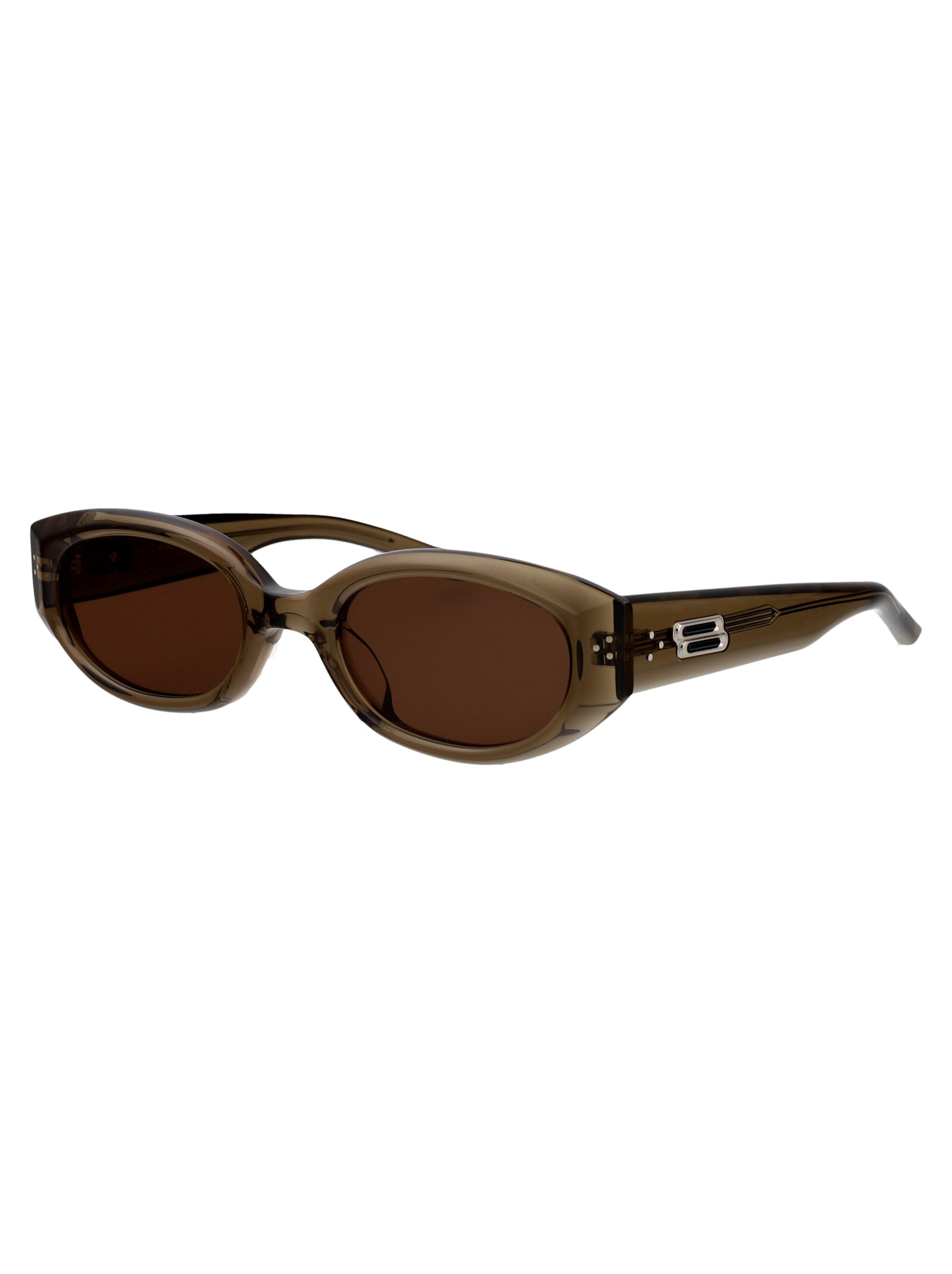 Shop Gentle Monster Void Sunglasses In Kc6 Khaki