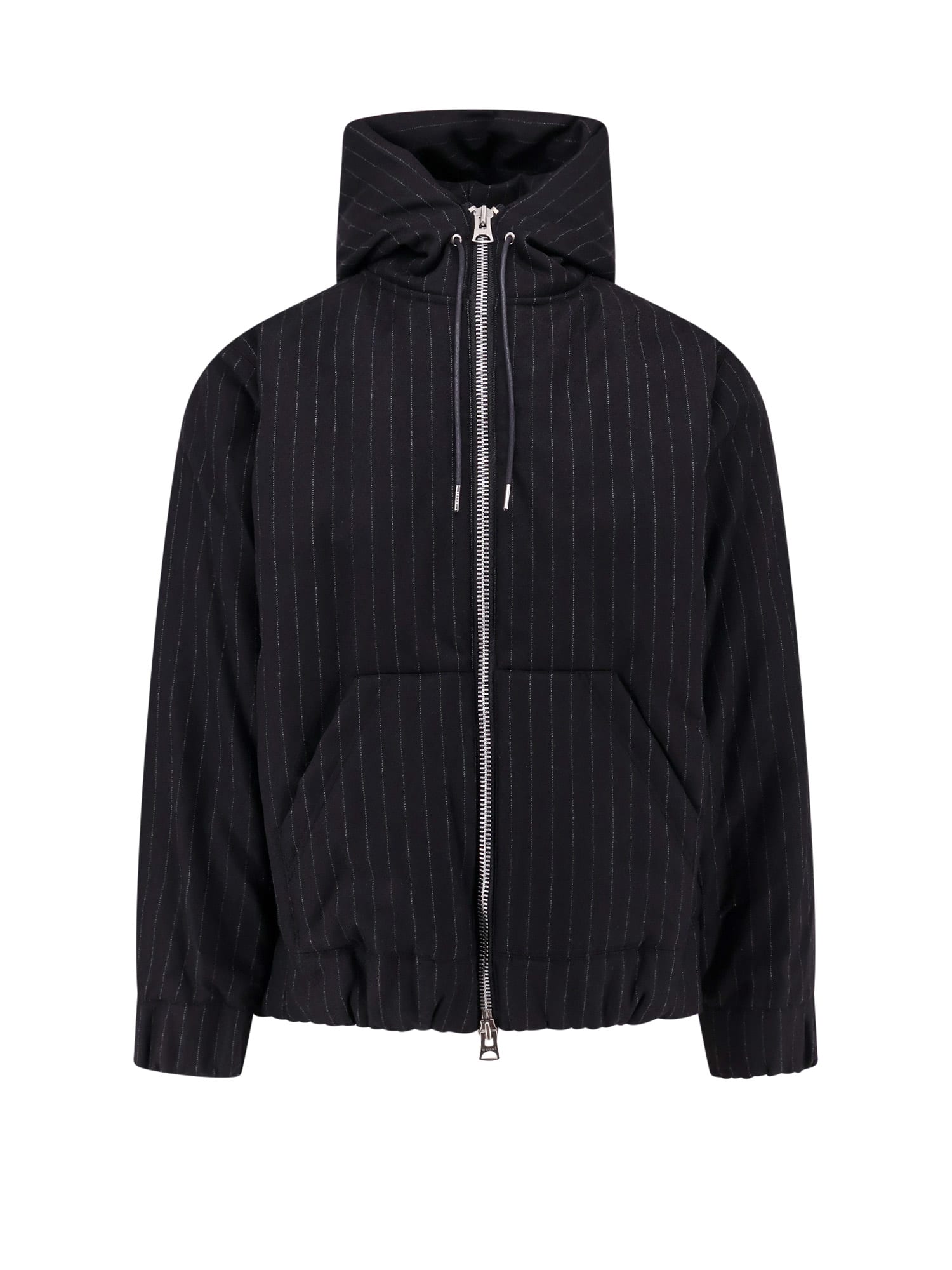 Shop Sacai Jacket In Black