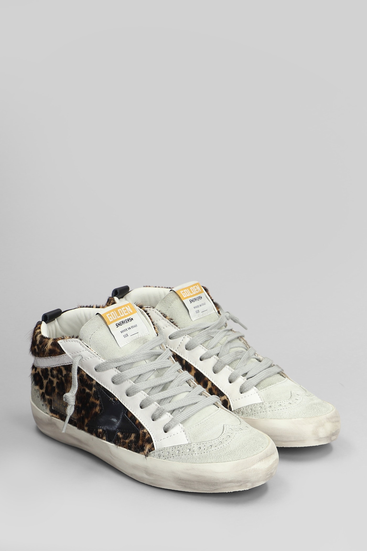 Golden Goose Deluxe Brand Women Mid Star Classic High-top Ponyskin Sneakers In Multi