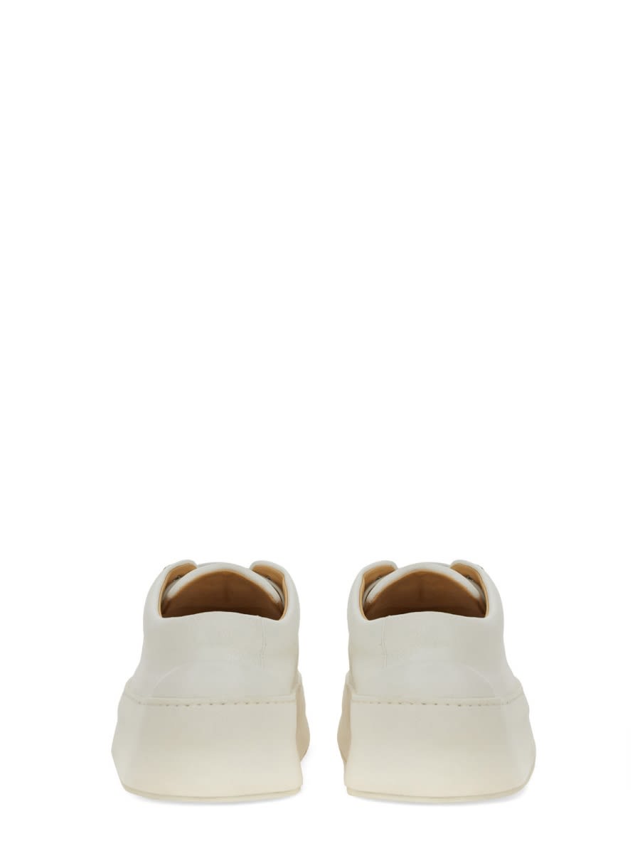 Marsèll Cassapana Platform Lace-up Derby Shoes In White