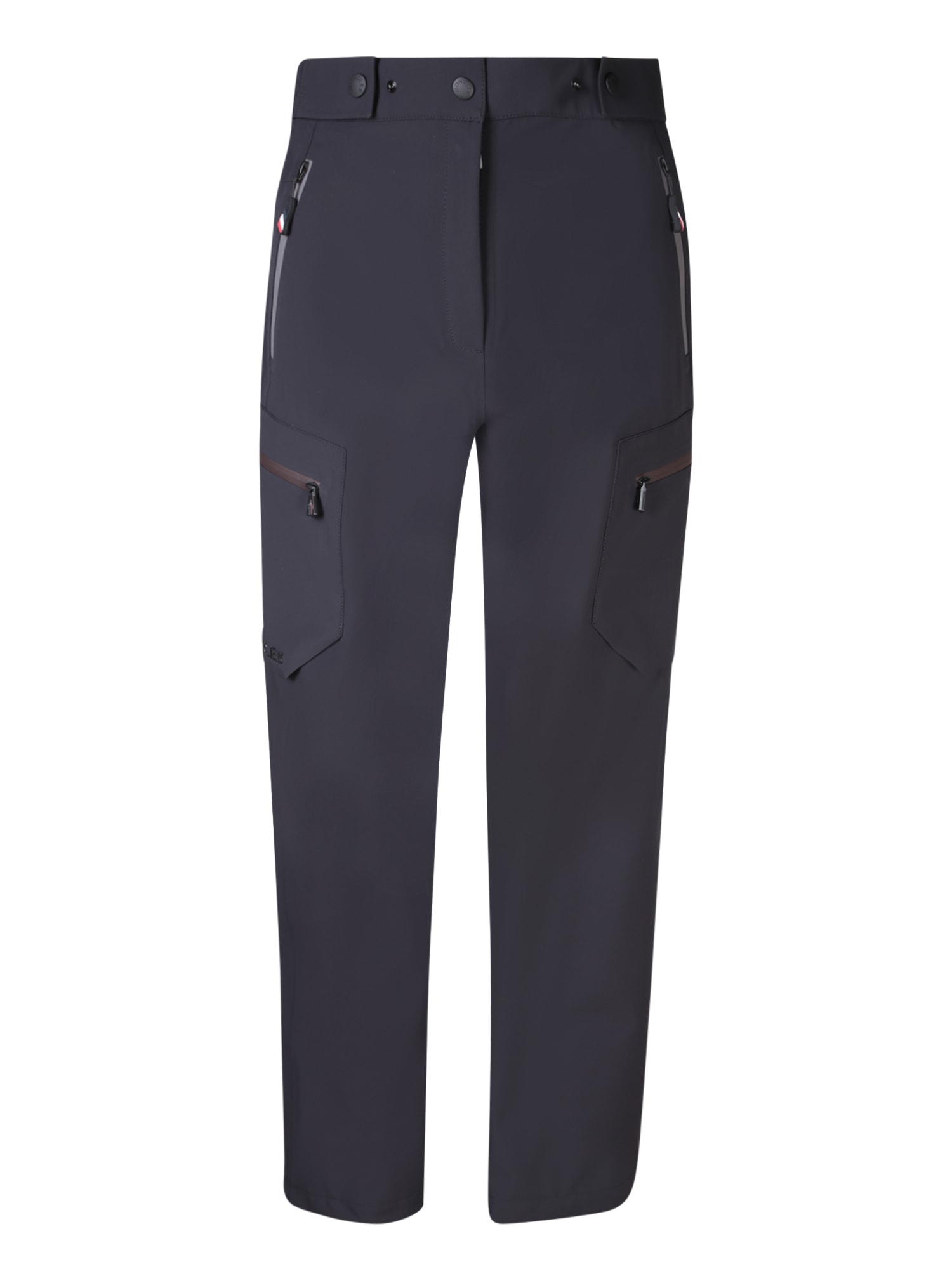 Shop Moncler Black Technical Trousers