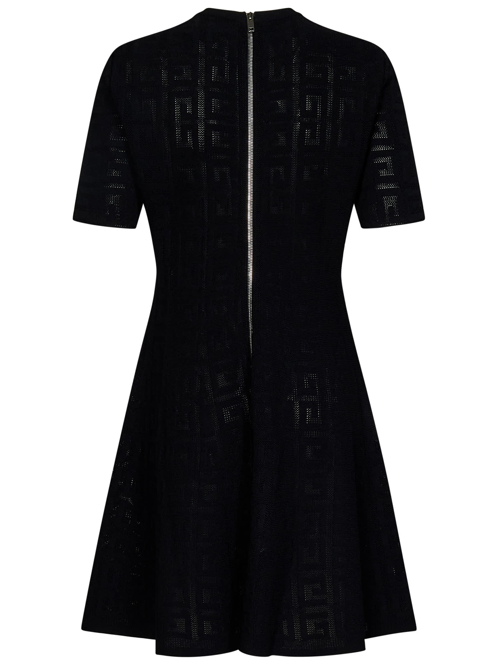 Shop Givenchy Mini Dress In Nero