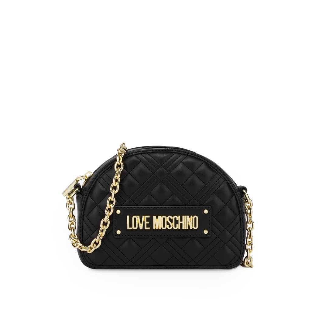 Love Moschino Quilted Small Black Crossbody Bag