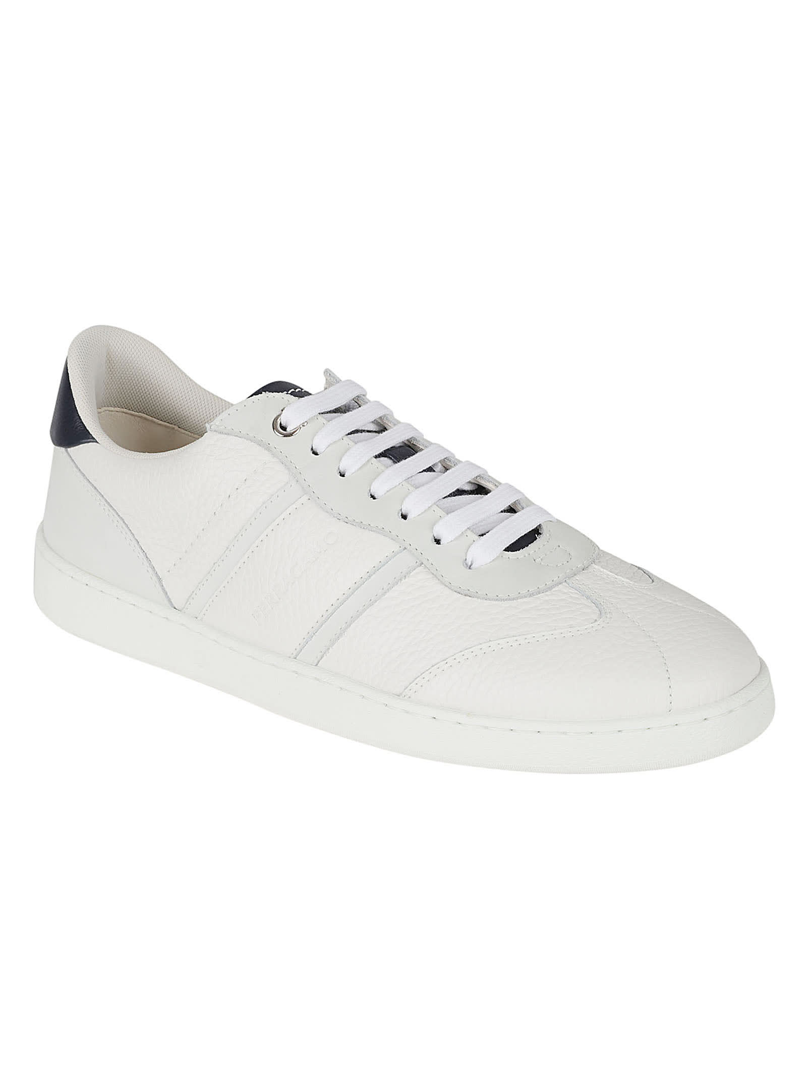 Shop Ferragamo Nachille 1 Sneakers In White
