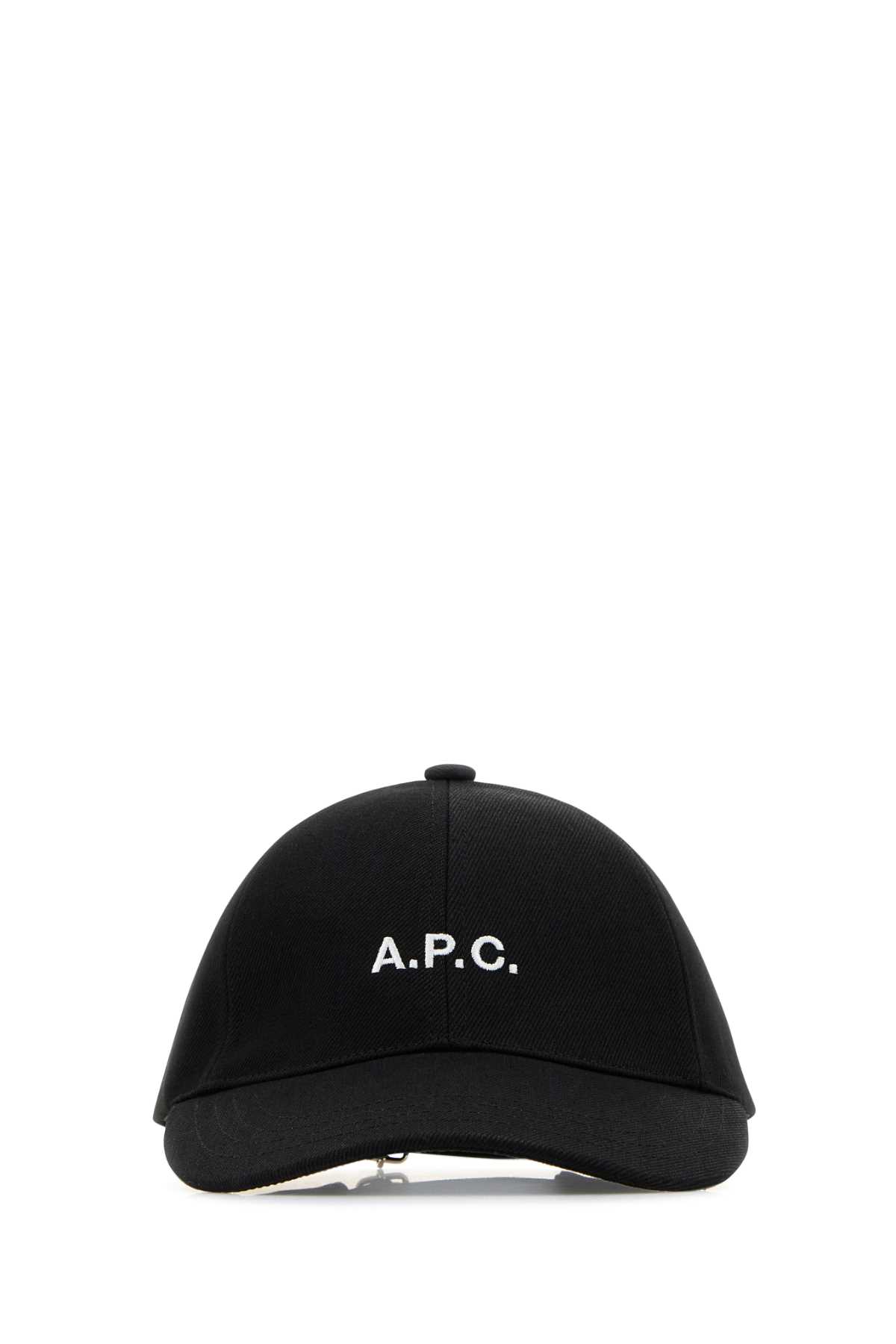 A. P.C. Black Cotton Blend Baseball Cap