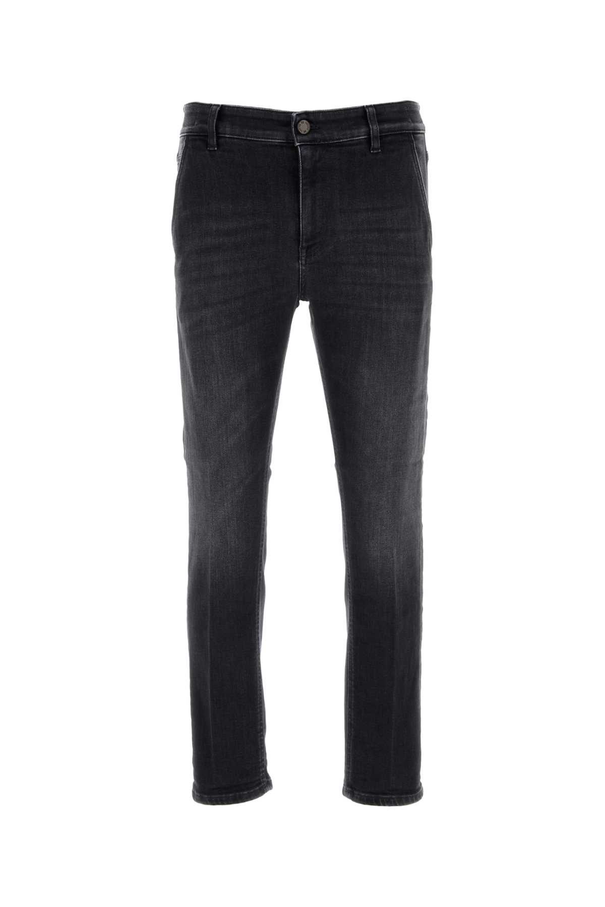 Black Stretch Denim Jeans