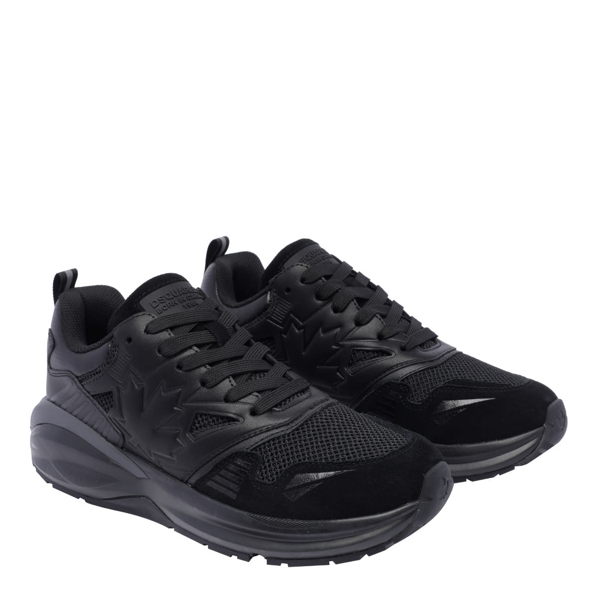 Shop Dsquared2 Dash Sneakers In Black