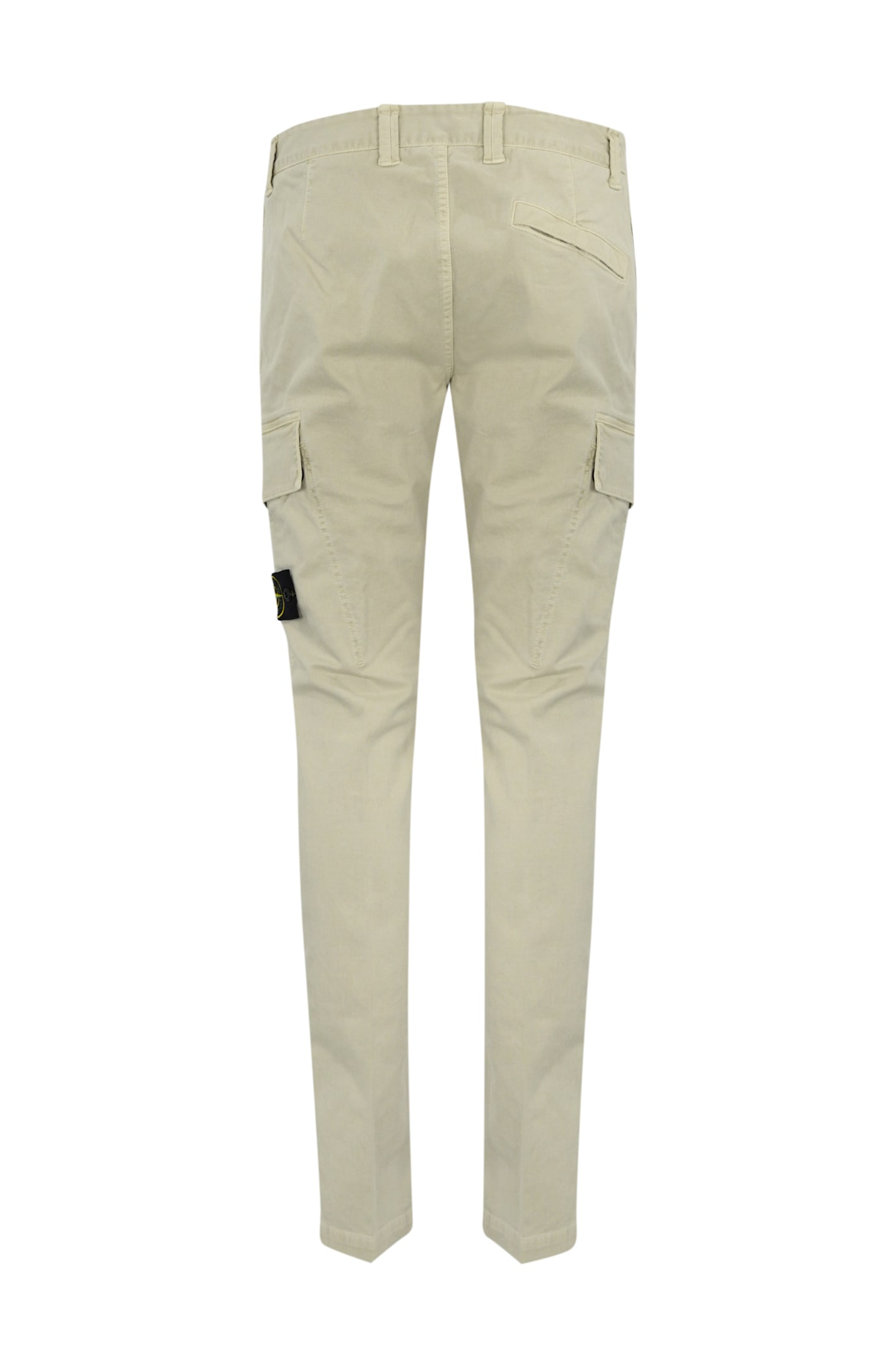 Shop Stone Island 301l1 Cargo Trousers In Twill In Plaster