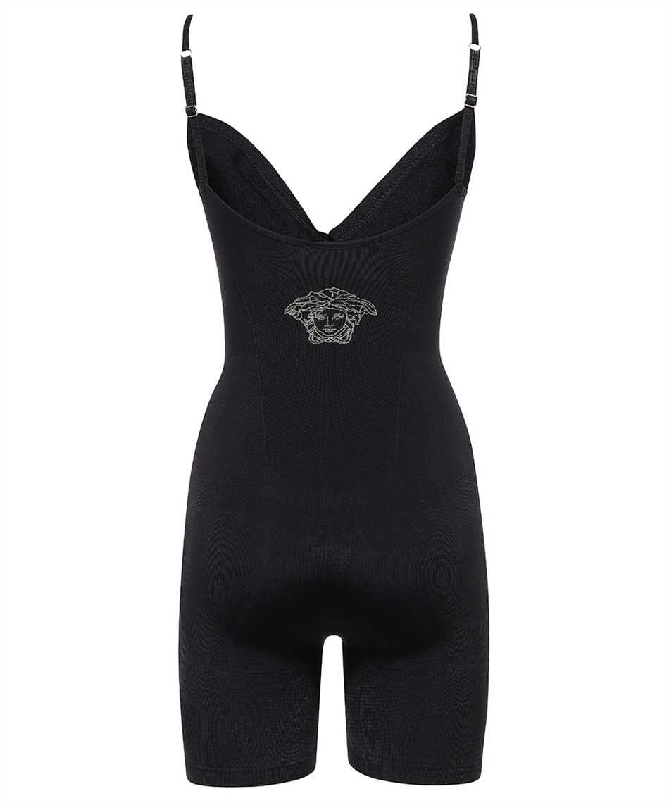 Shop Versace Nylon Jumpsuit In Black