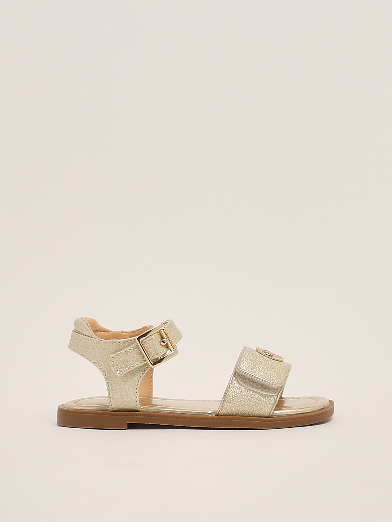 Michael Kors Kieran Sandal Sandal In Gold
