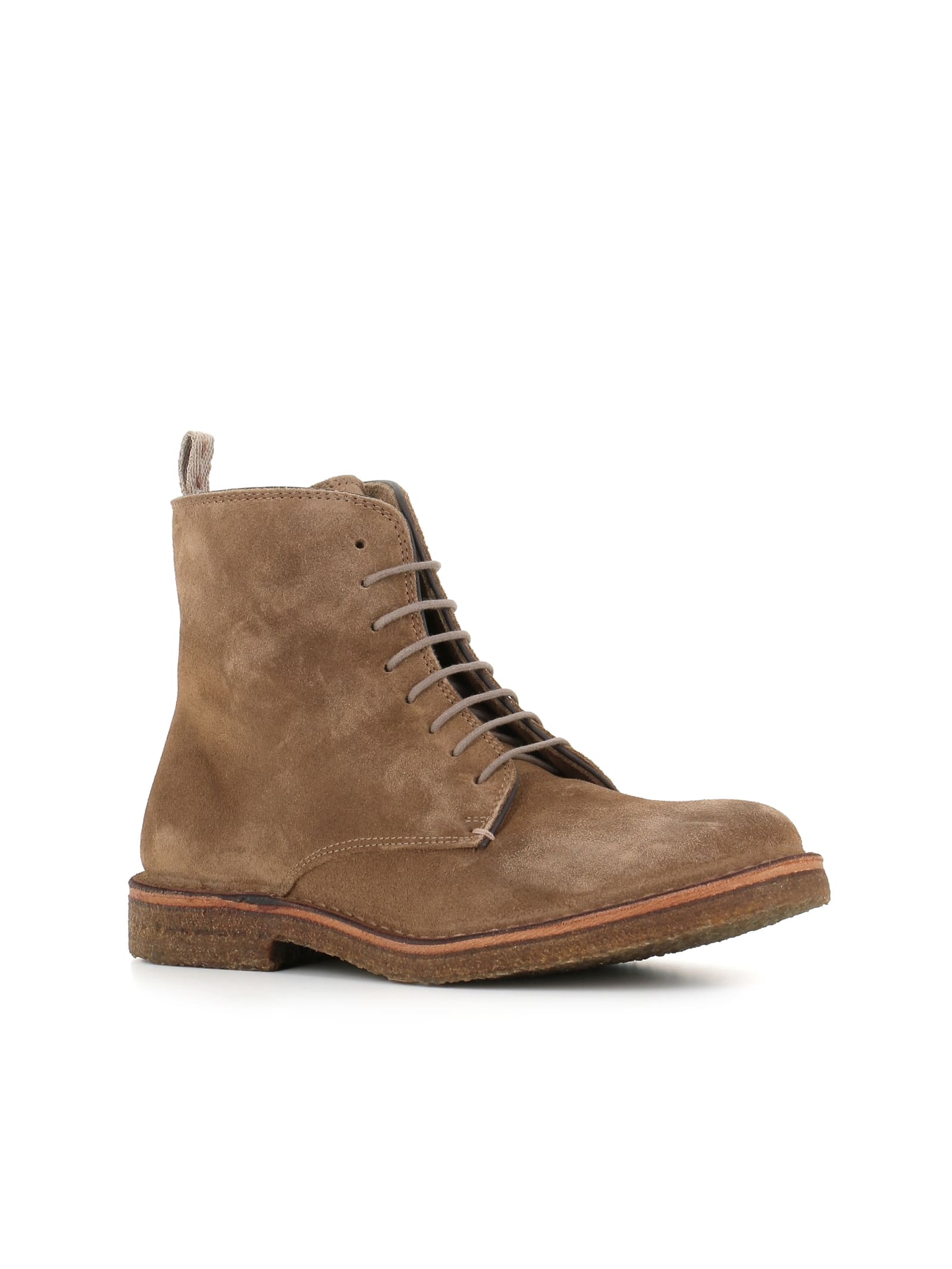 Shop Astorflex Lace-up Boot Bootflex In Sand