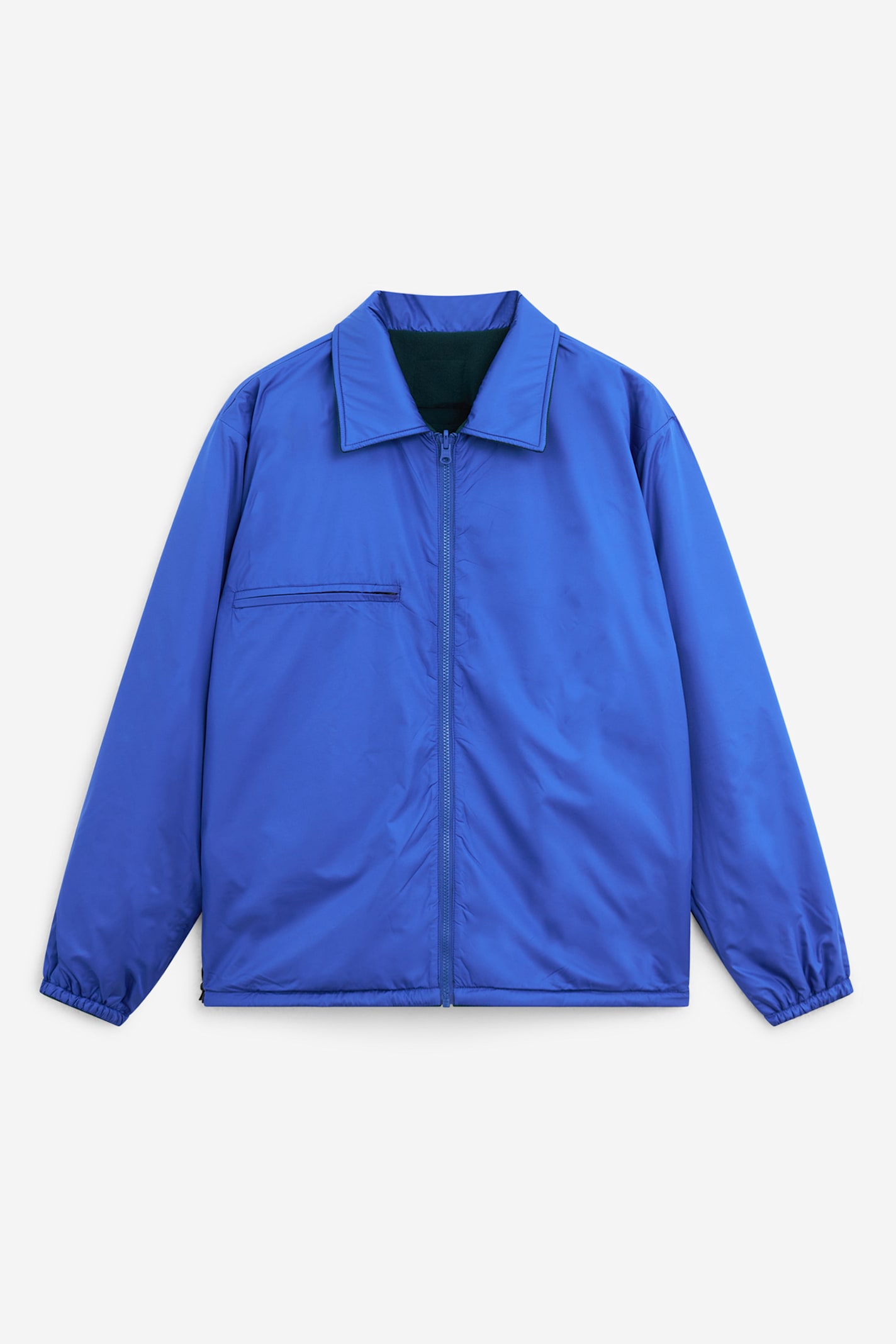 Gr10k Collar Reversible Jacket In Green