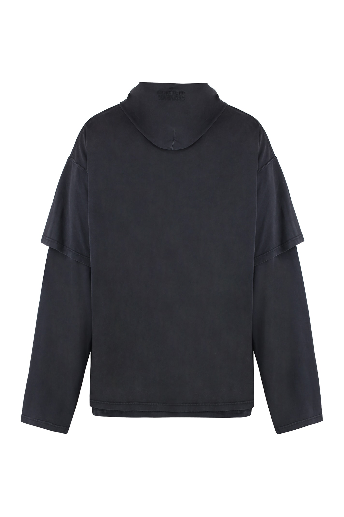 Vetements Black 'make Earth Cool Again' Hoodie In Black