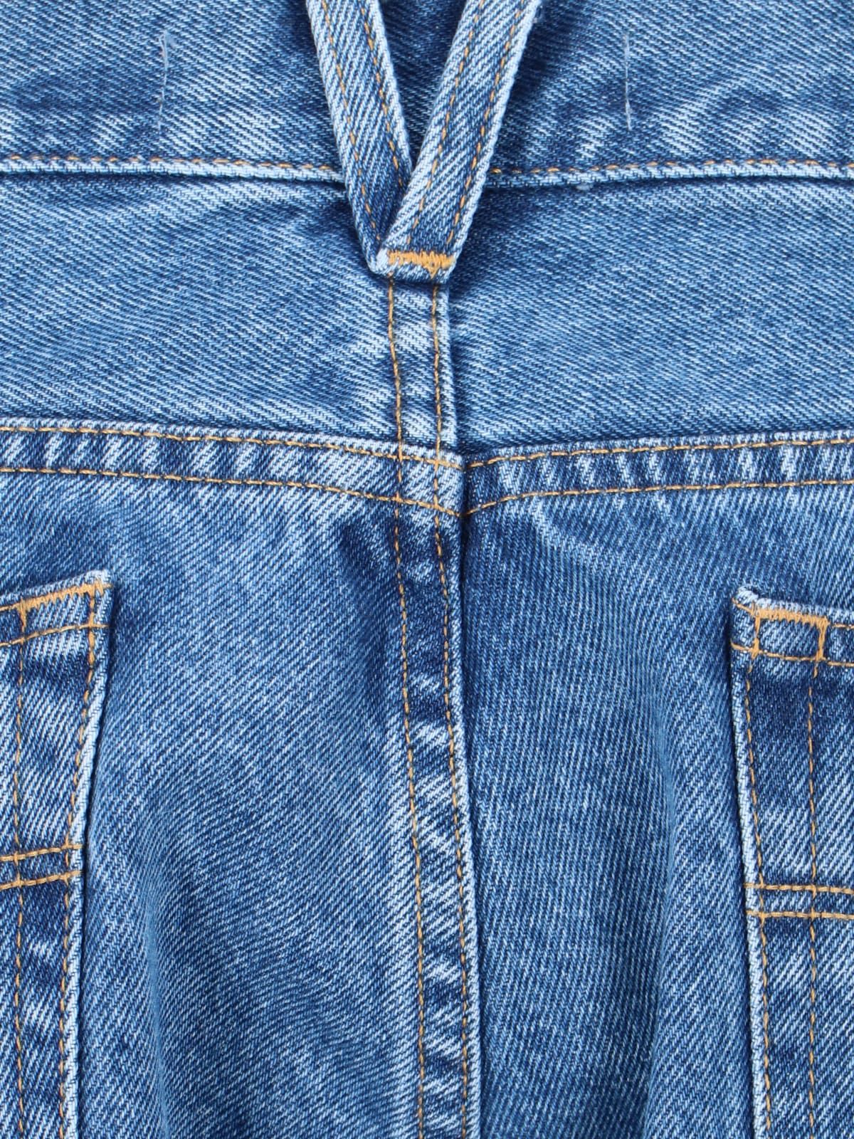 Shop Versace Medusa Detail Jeans In Blue