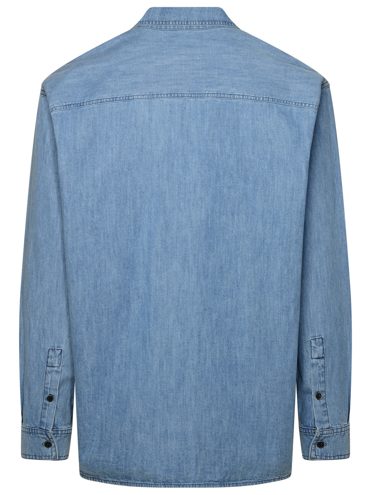 Shop Isabel Marant Vhelynton Blue Cotton Shirt