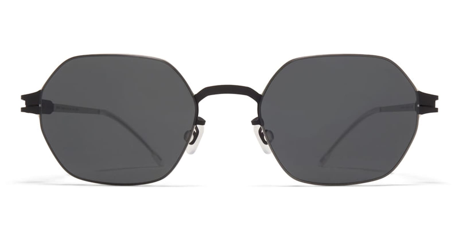 Mykita Hamish - Black / Silver Sunglasses In Brown