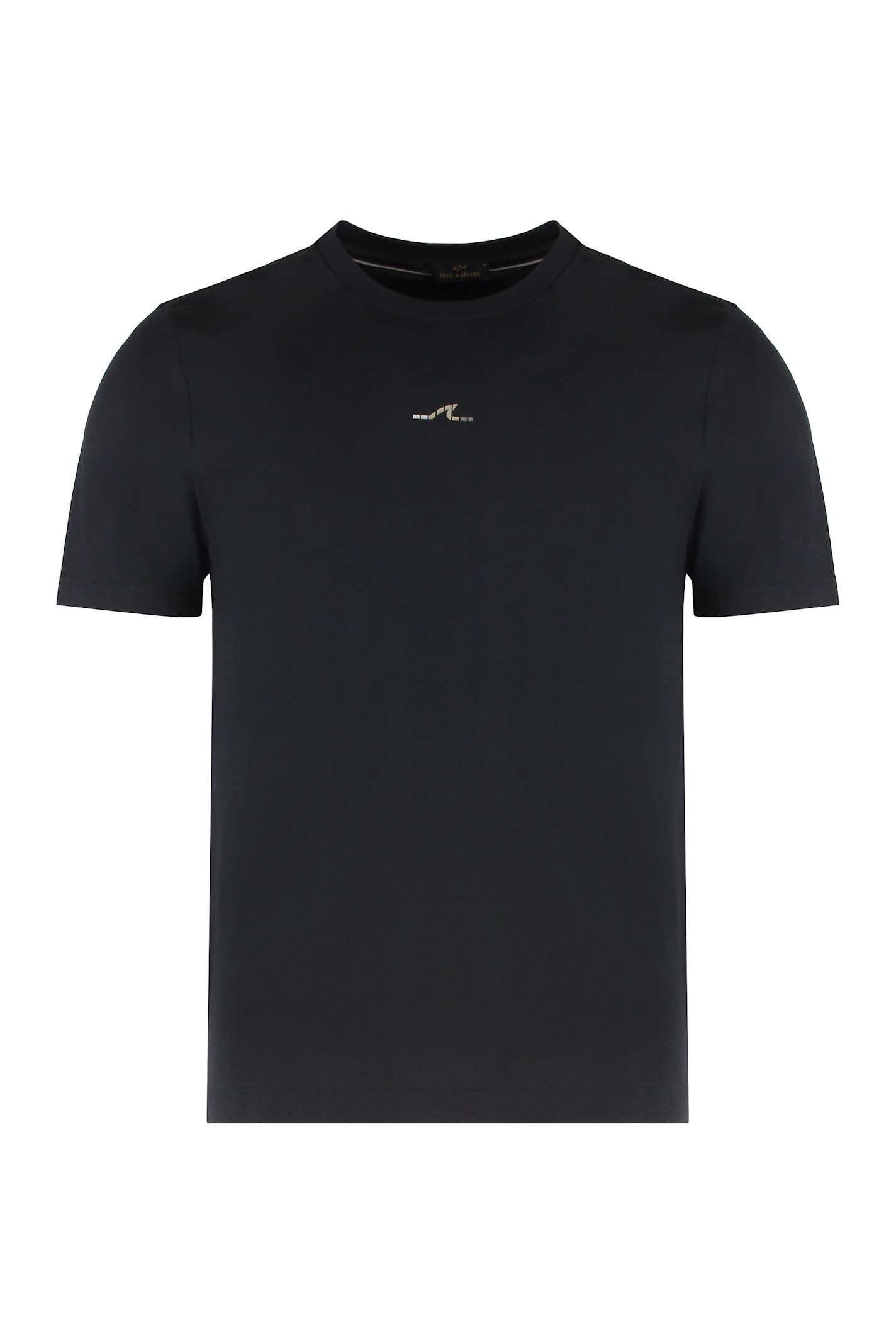 Paul&amp;shark T-shirt In Cotton With Print In Black