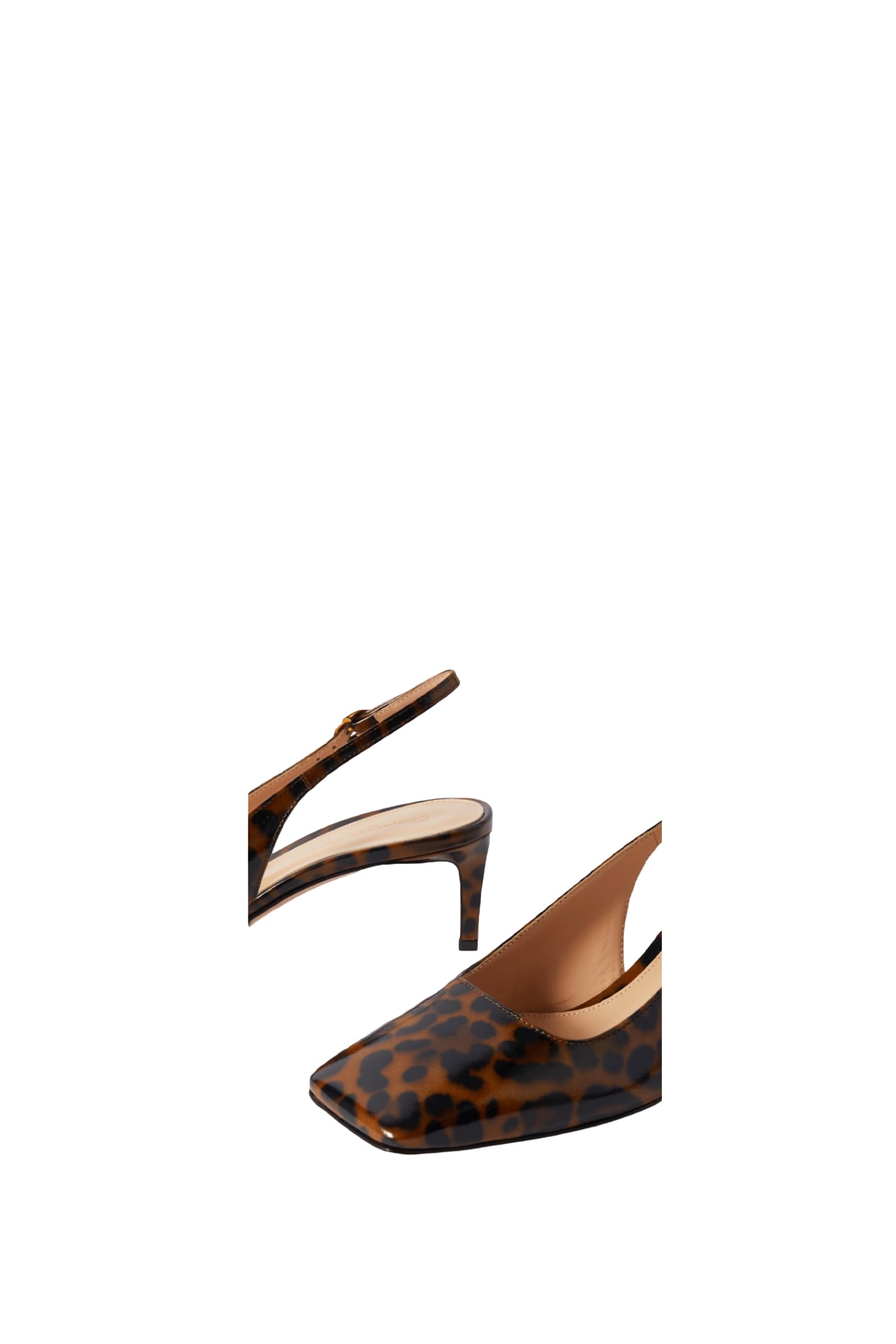 Shop Gianvito Rossi Cristina Sling 55 Shoes With Heels In Brown