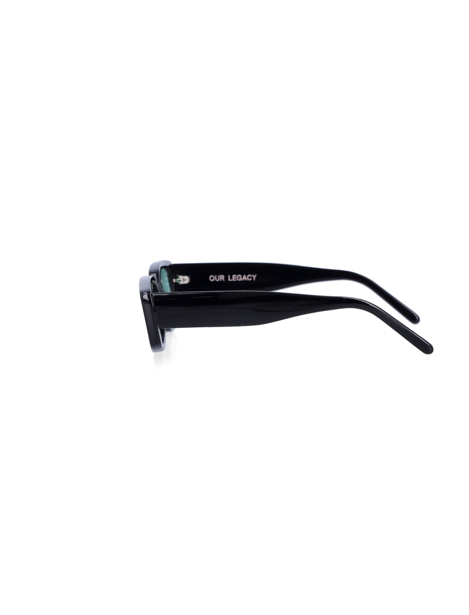 Our Legacy Rectangular Black Sunglasses In Black