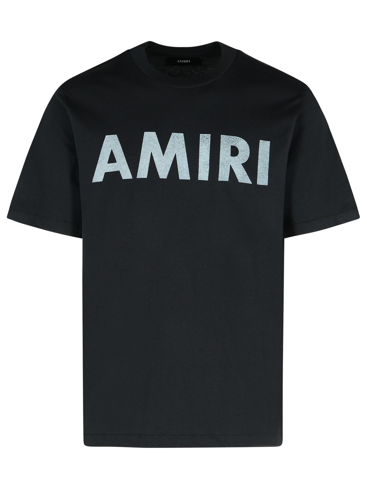 Amiri Logoed T-shirt In Black