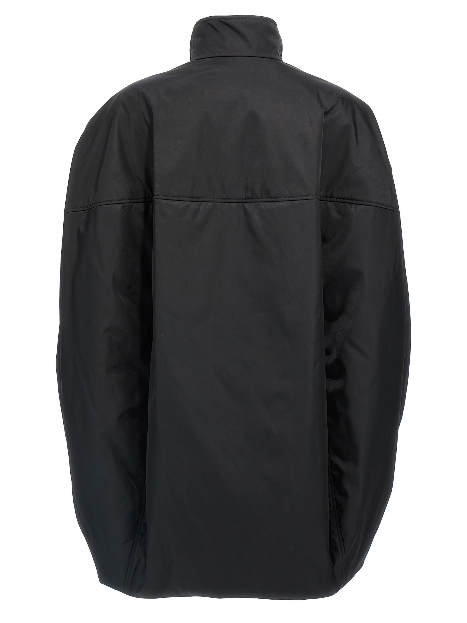 Shop Marni Twill Parka In Black