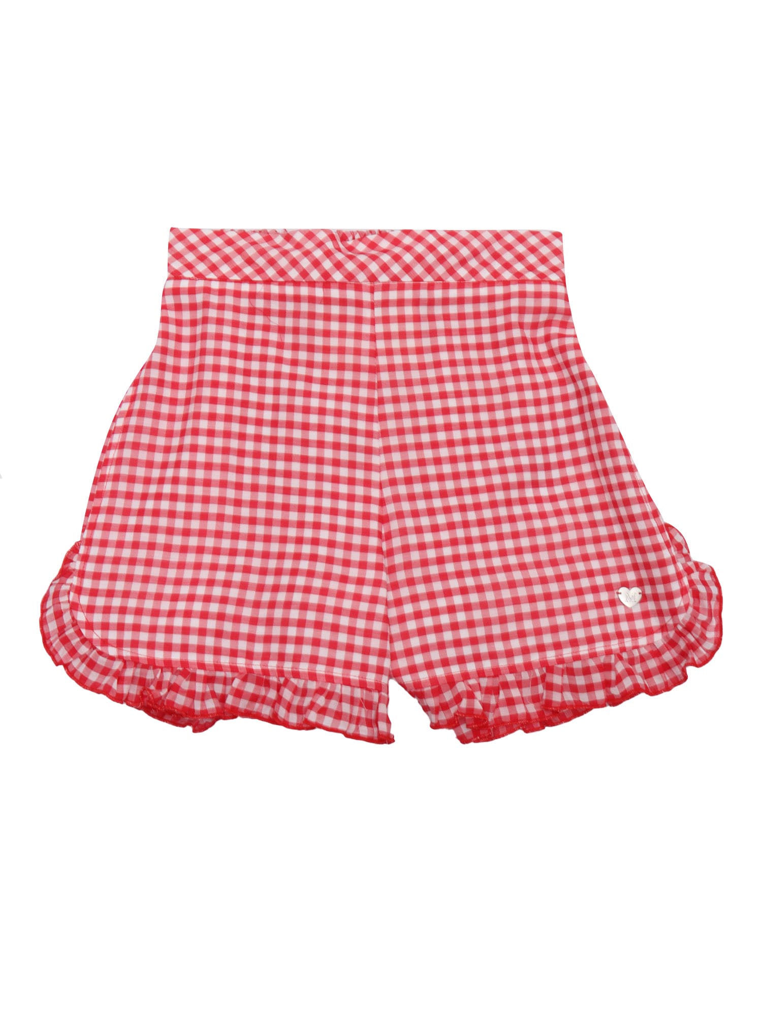 Monnalisa Vichy Shorts In Multi