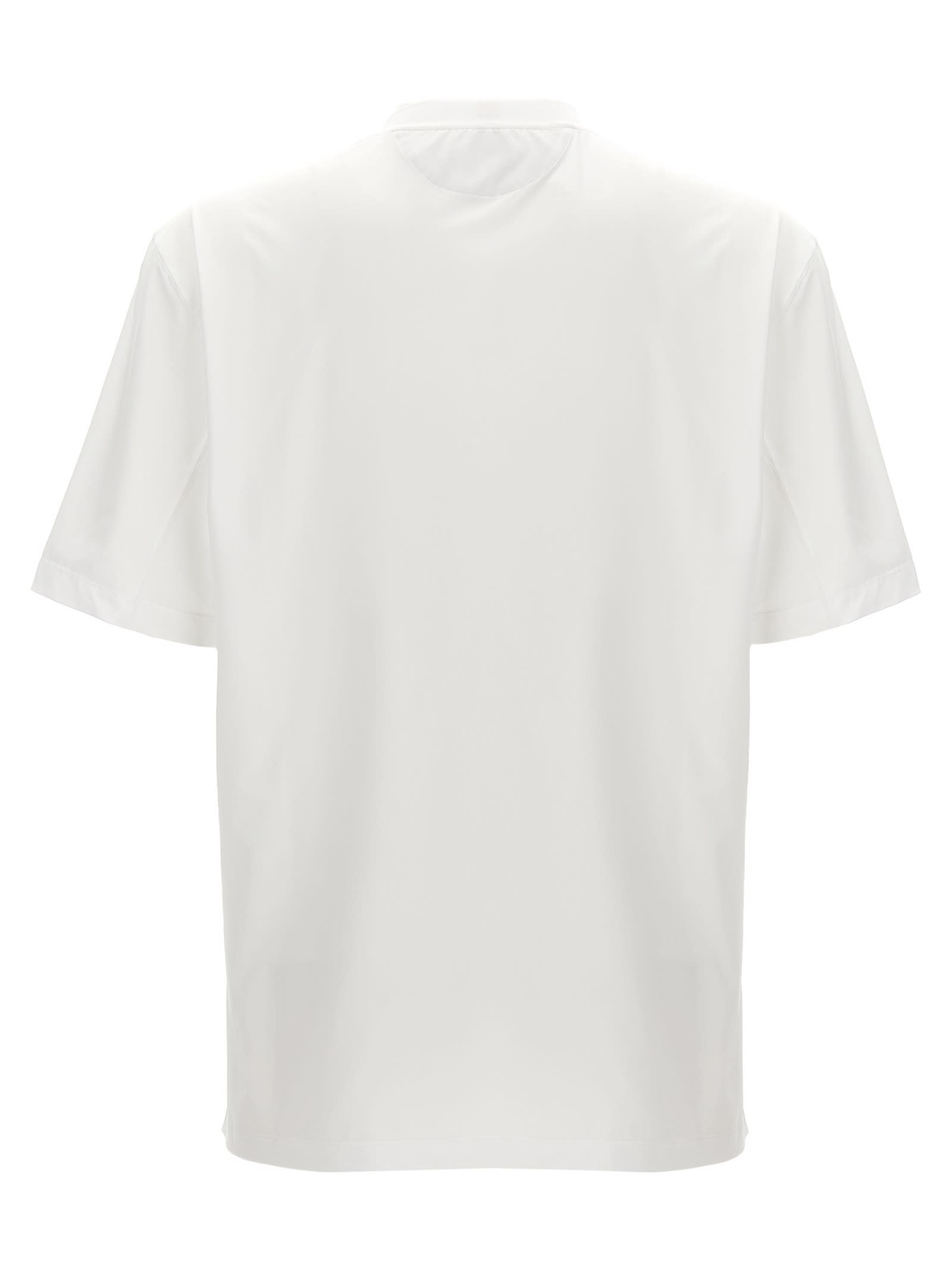 Shop Brunello Cucinelli Logo Patch T-shirt In White