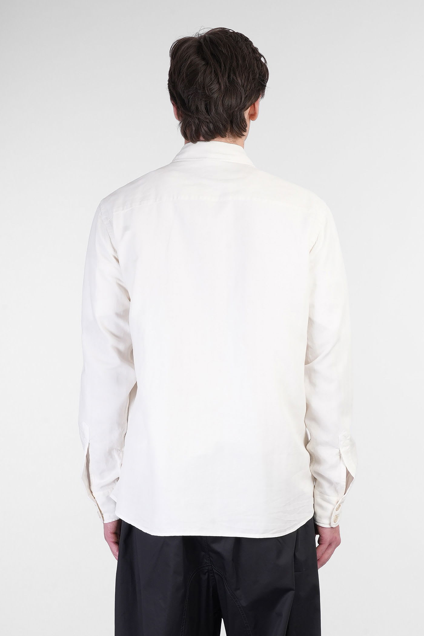 ASPESI GLENN SHIRT IN BEIGE LINEN 