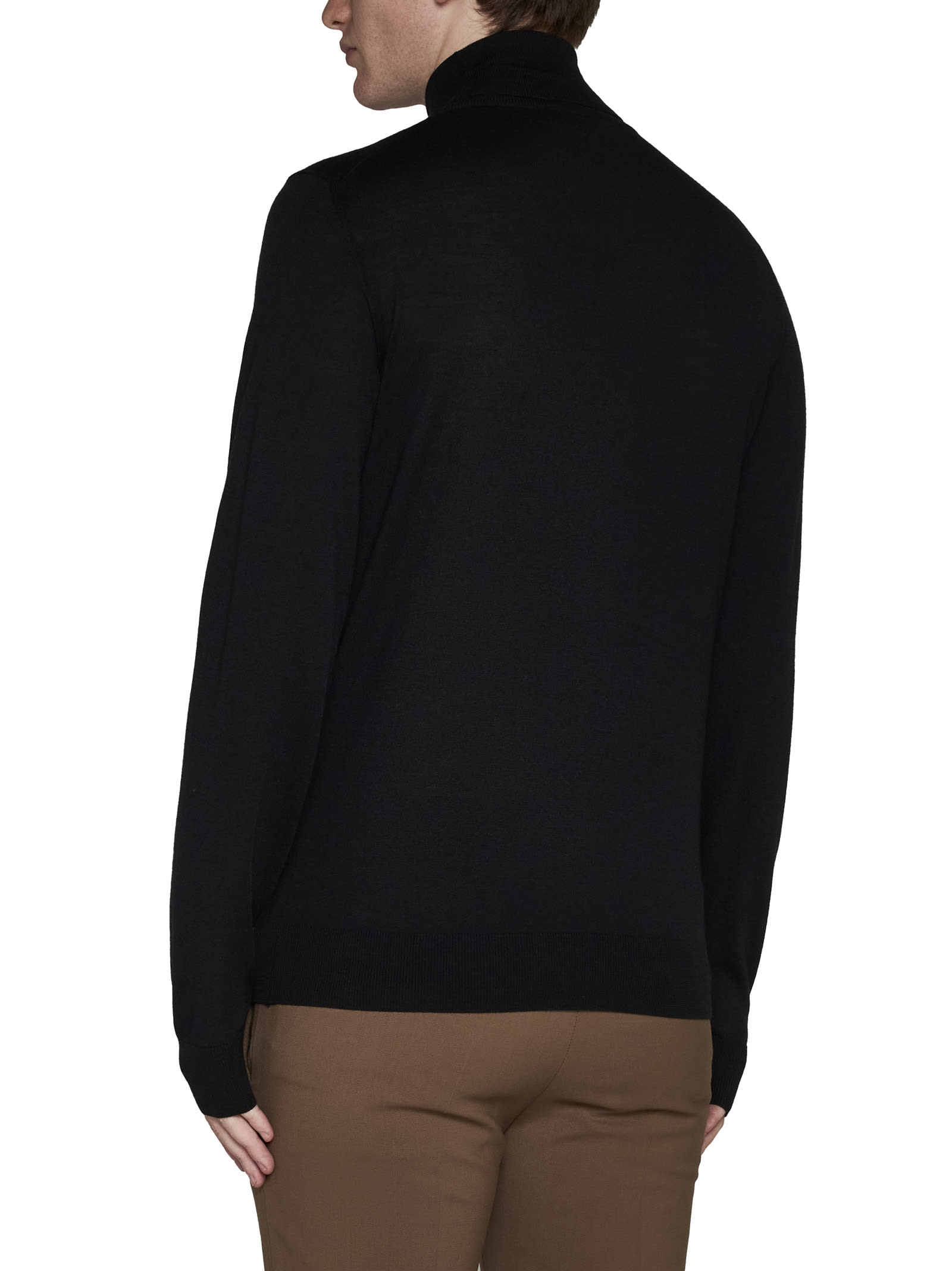 Shop Piacenza Cashmere Sweater In Black