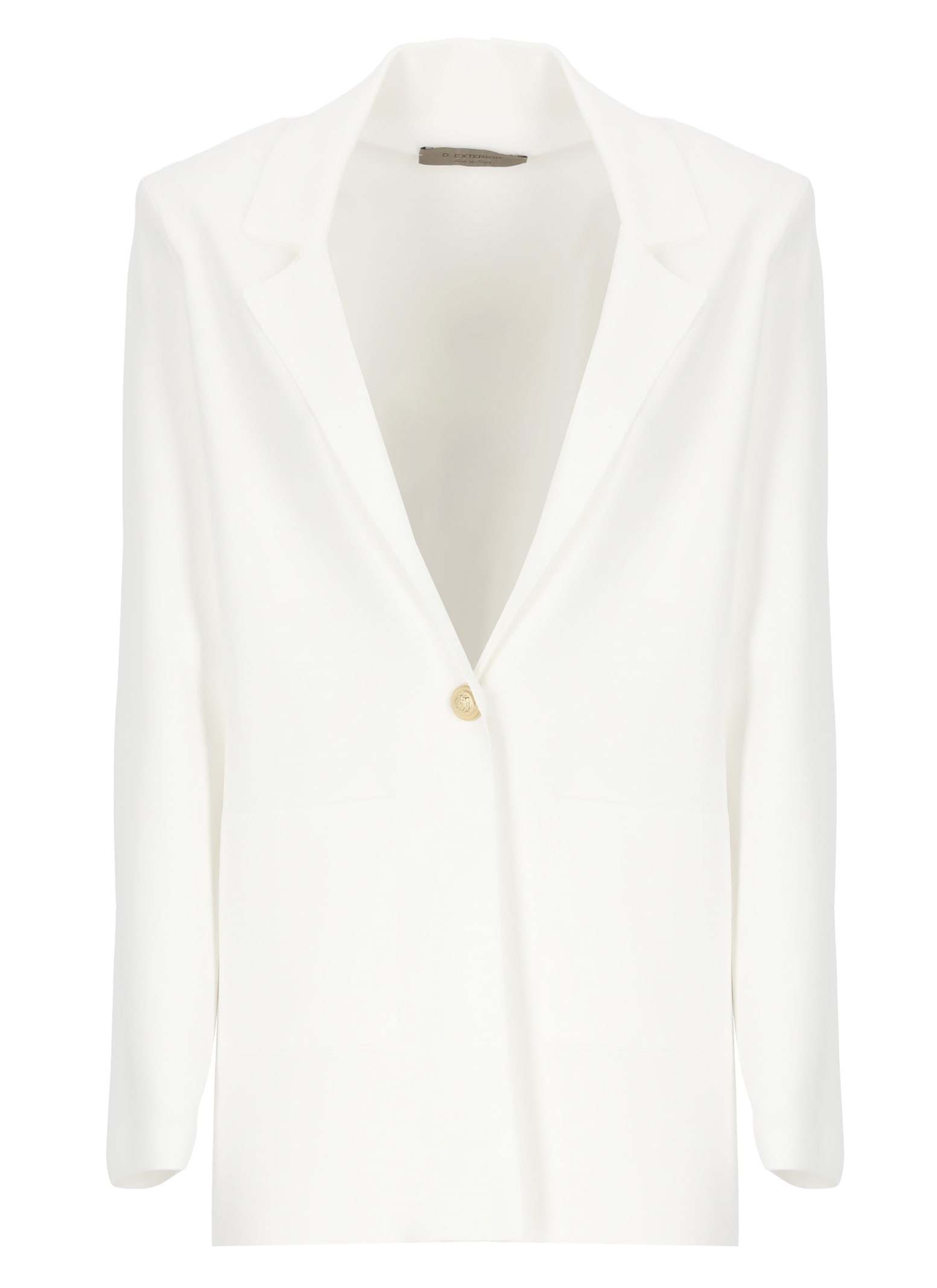 D. Exterior Viscose Blazer