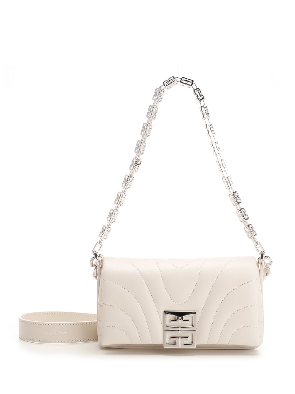 Givenchy 4g Soft Small Shoulder Bag In White
