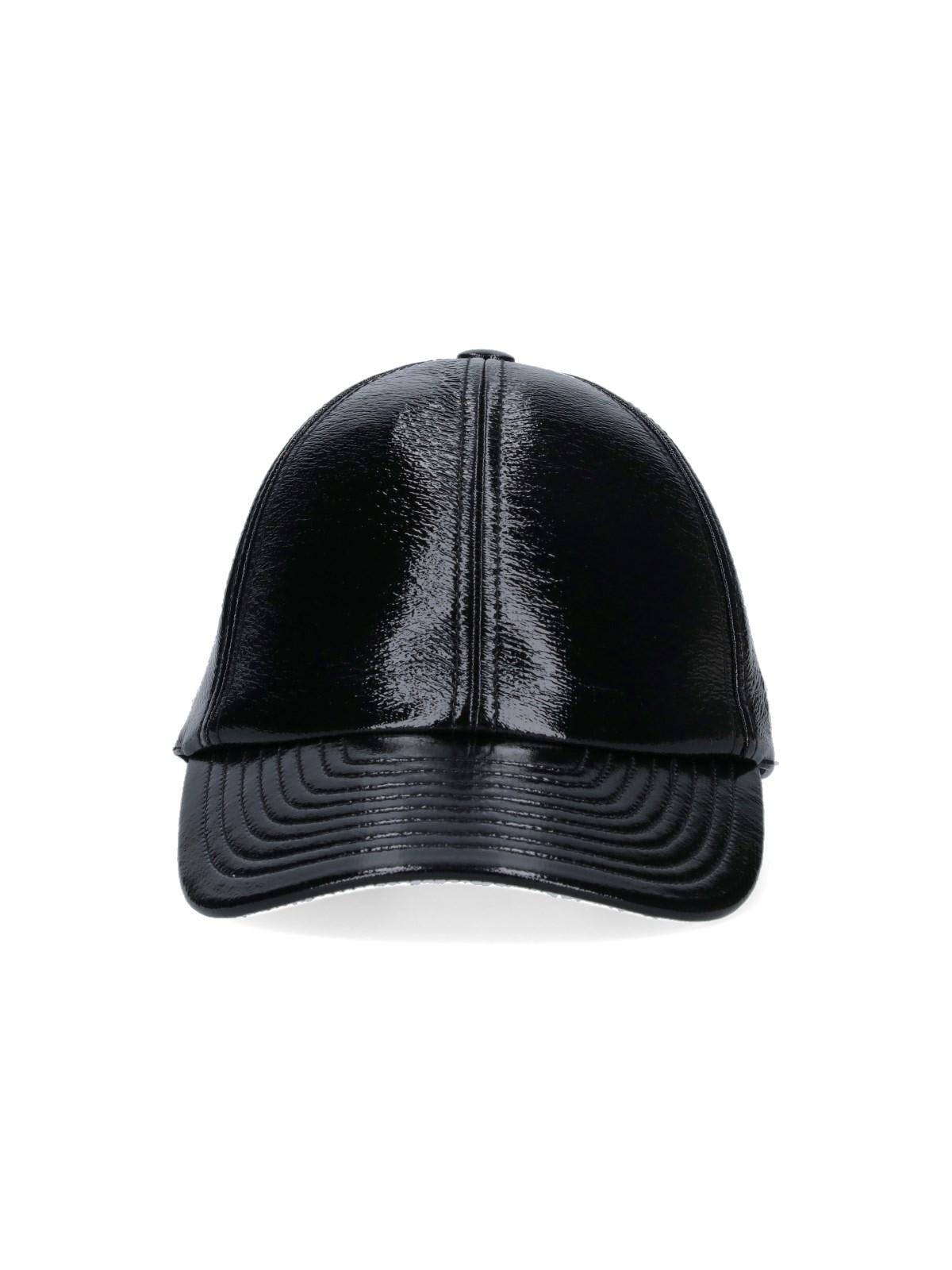 Shop Courrèges Reedition Vinyl Baseball Cap In Black