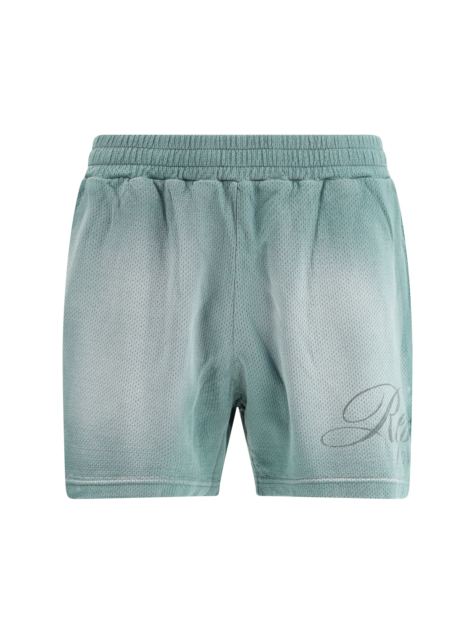 Represent Owners Club Script Mesh Shorts In Brown