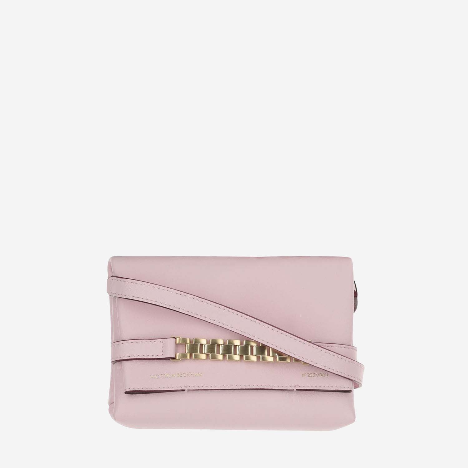 Shop Victoria Beckham Shoulder Bag With Chain In Pink
