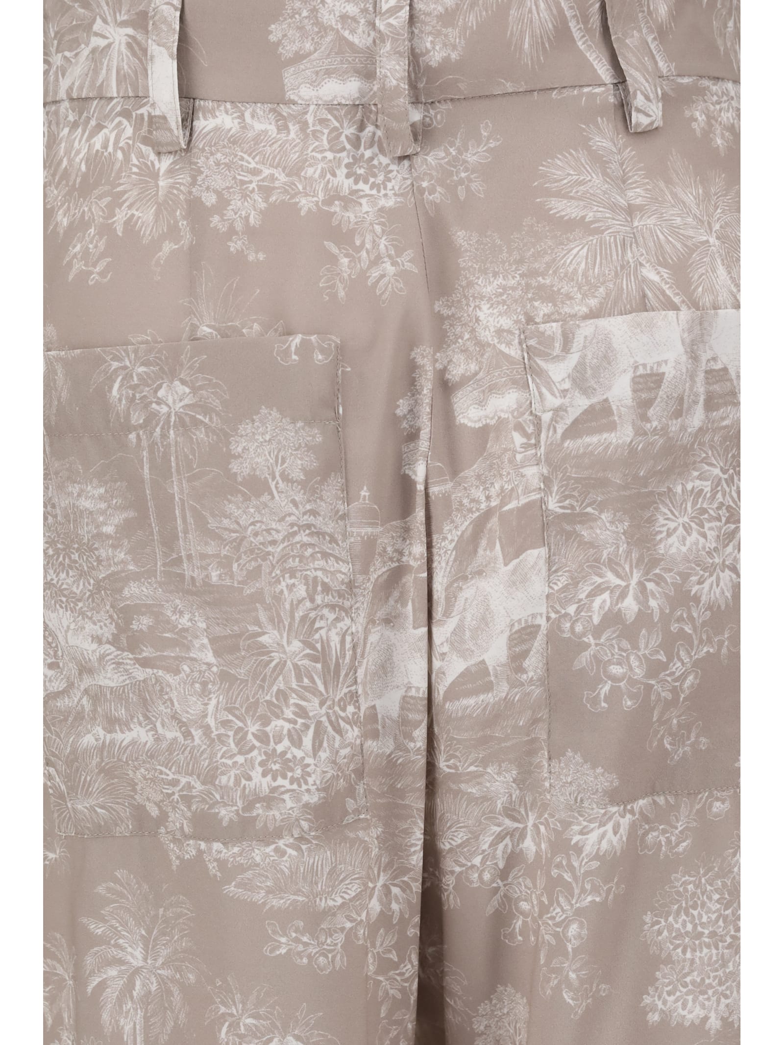 Ella Toile De Jouy Pattern Pants
