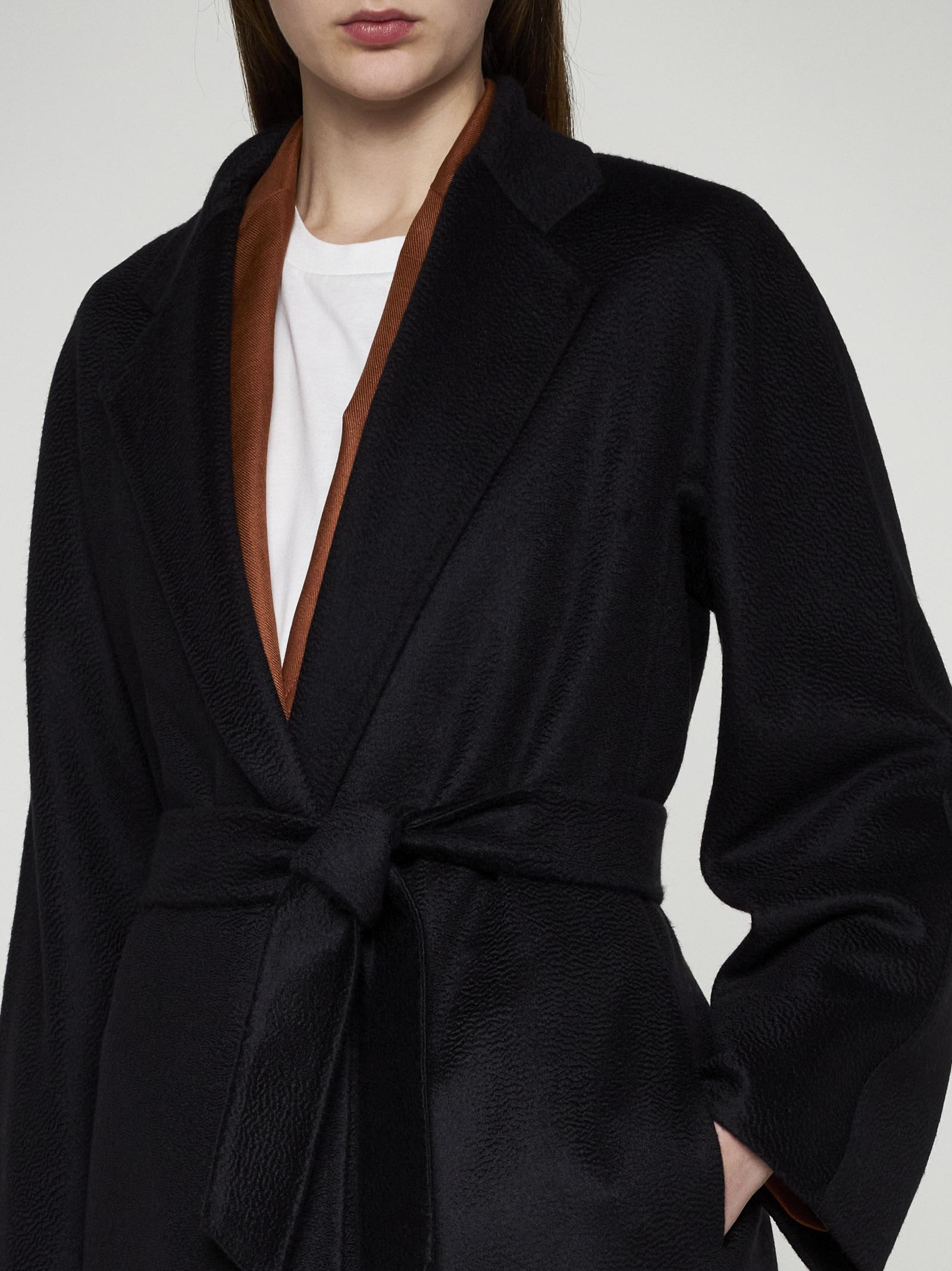 Shop Max Mara Harold Cashmere Coat In Black
