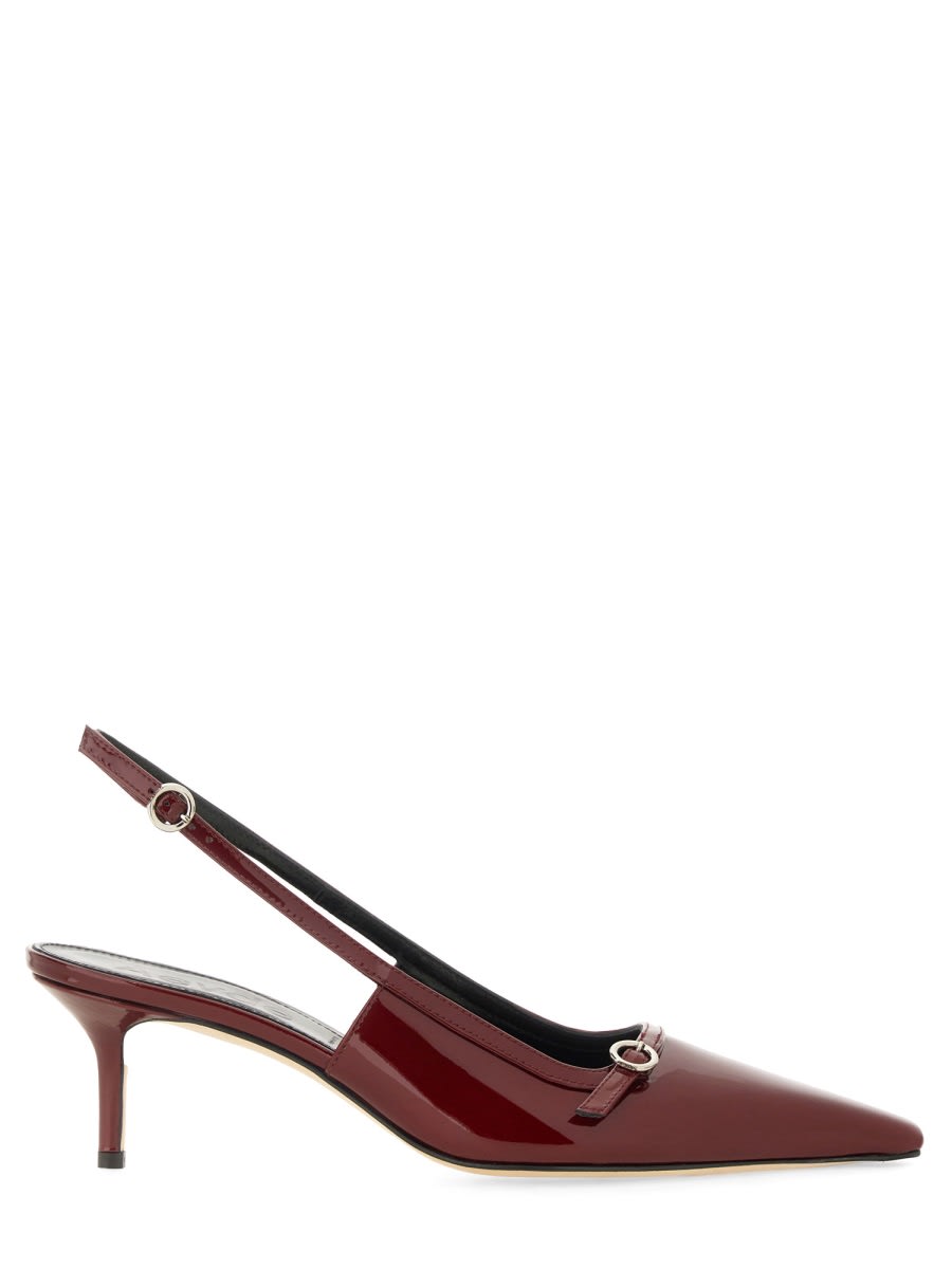 Shop Aeyde Slingback Saba In Red