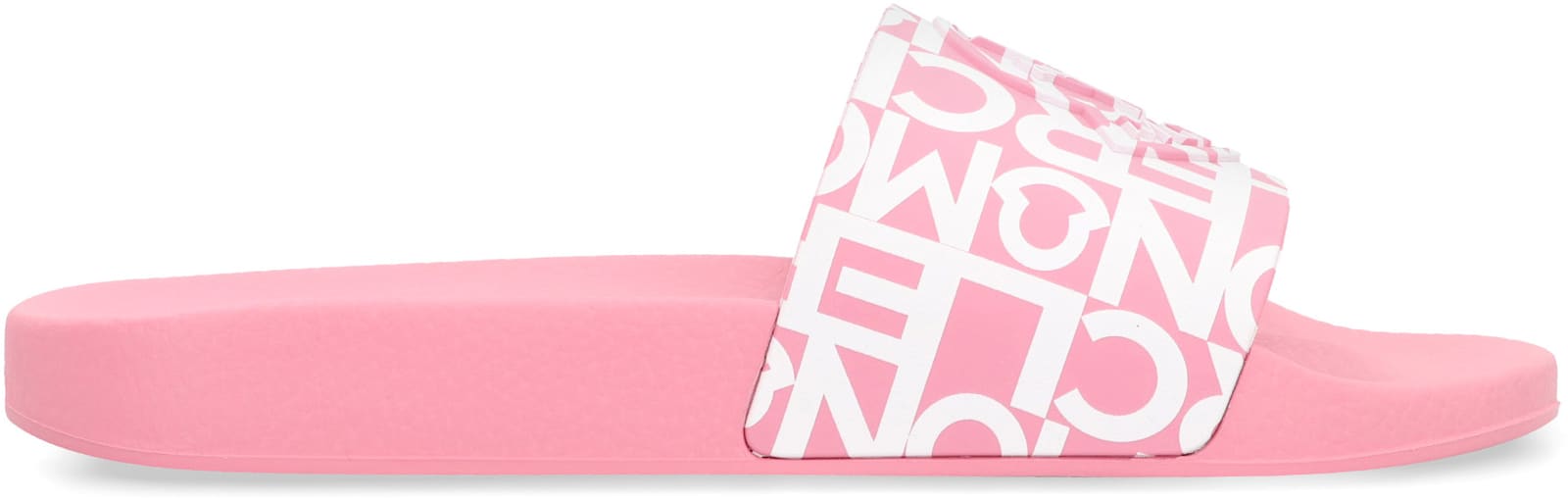 Moncler Jeanne Rubber Slides In Pink