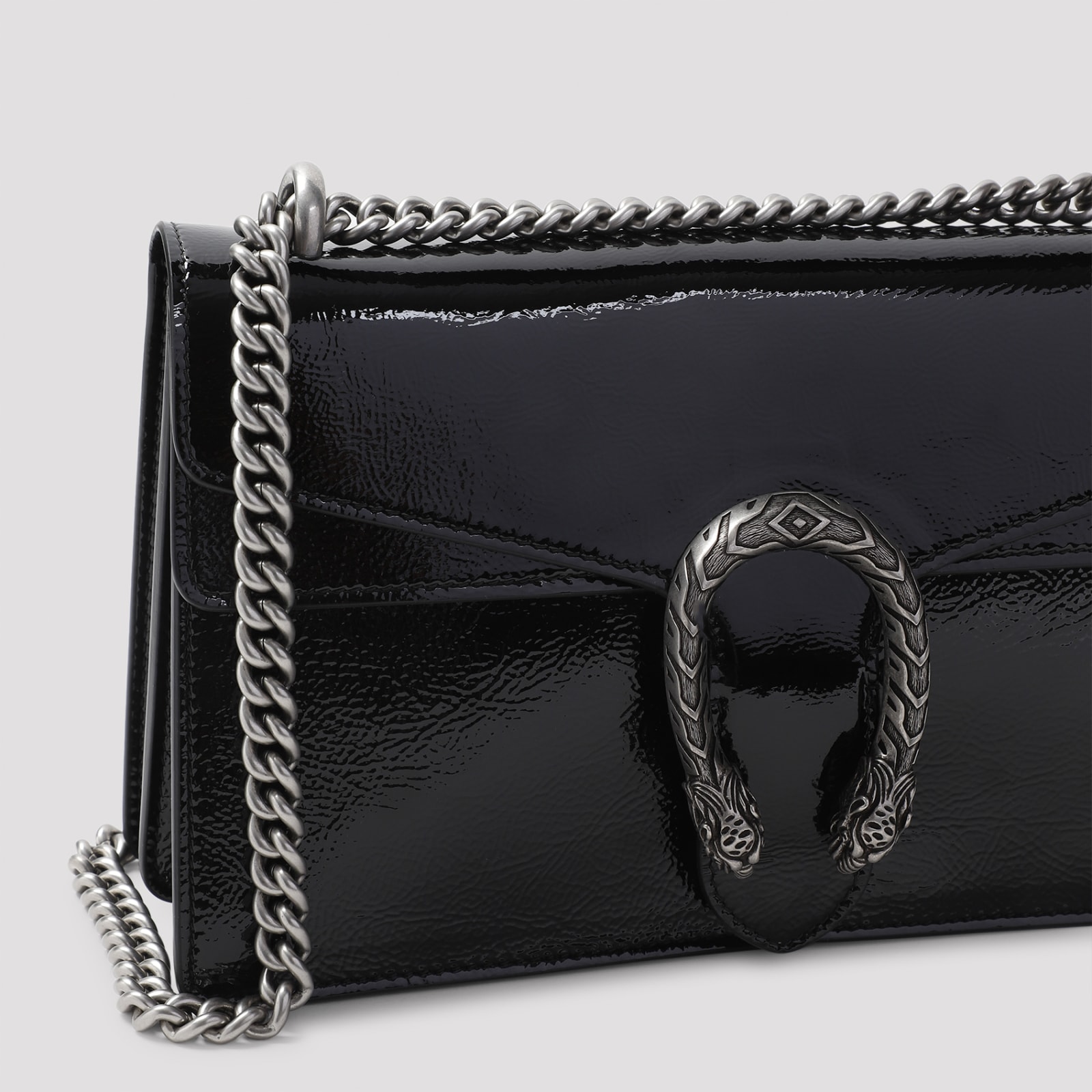 Shop Gucci Dionysus Shoulder Bag In Nero