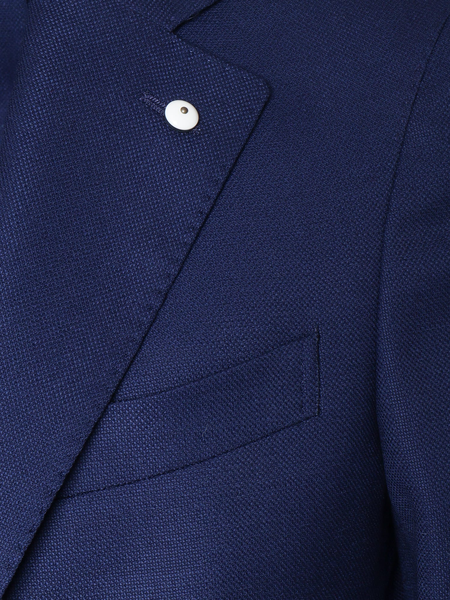 Shop L.b.m 1911 Blue Single-breasted Blazer