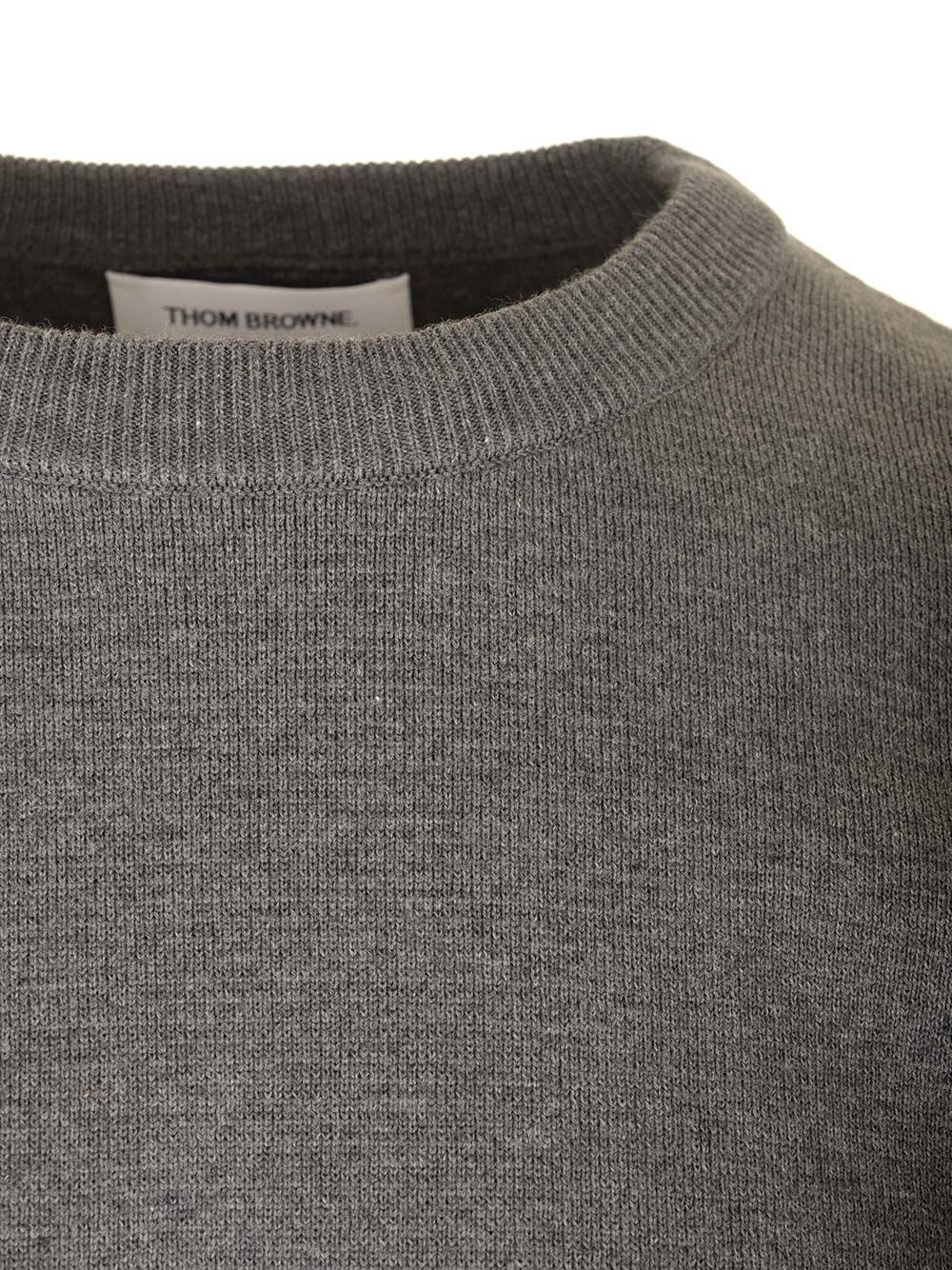 Shop Thom Browne 4-barcotton Sweatshirt In Grey