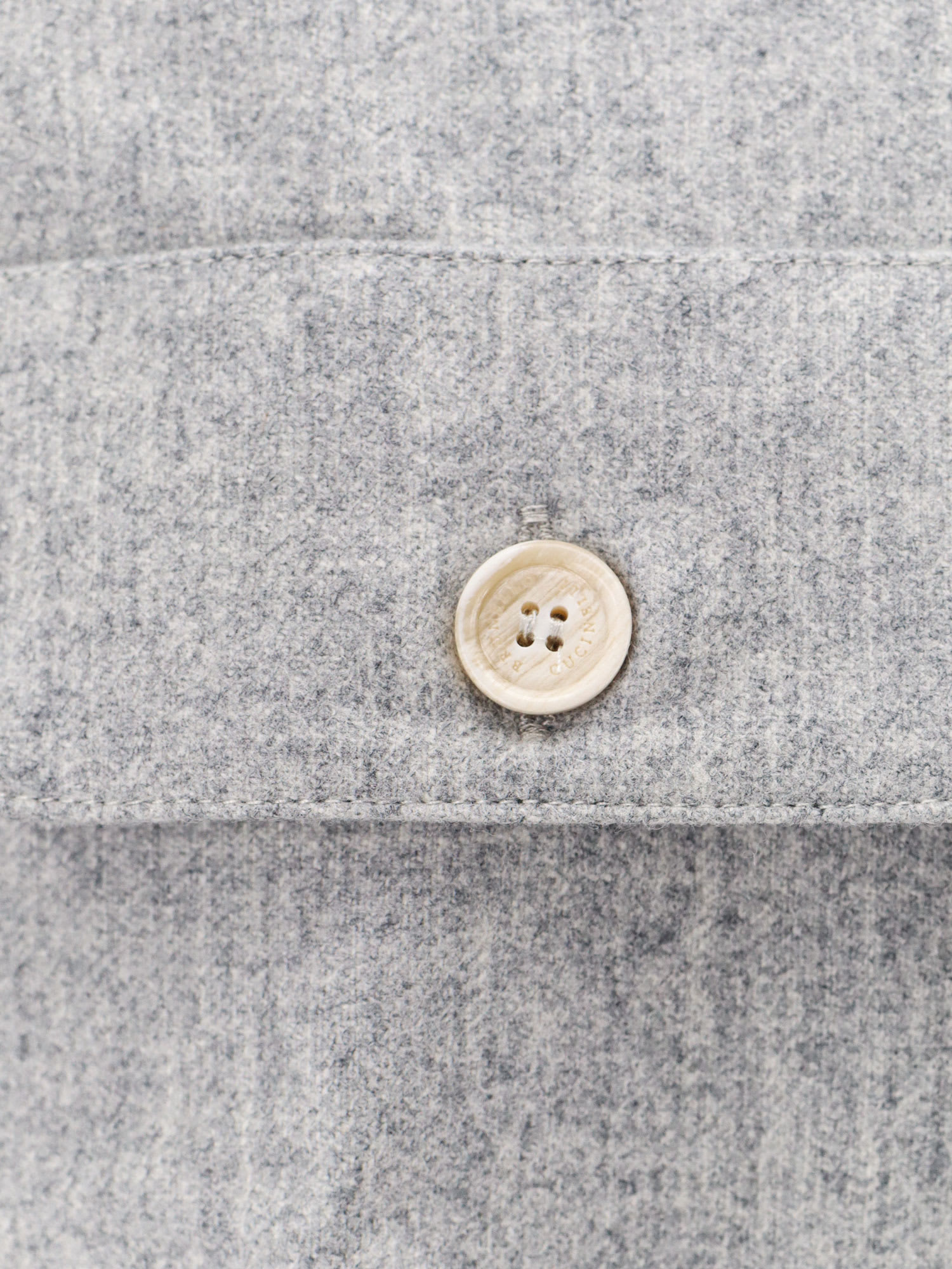 Shop Brunello Cucinelli Overshirt In Light Grey