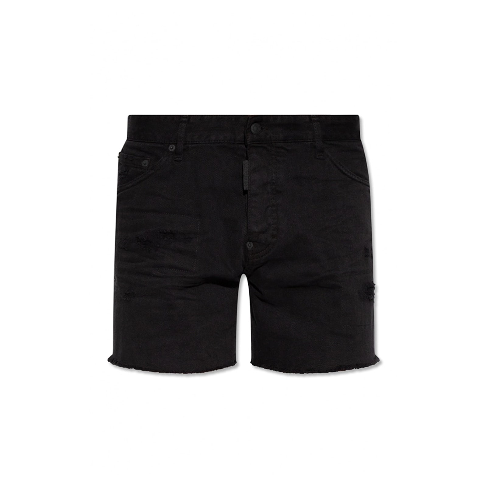 Cotton Denim Shorts